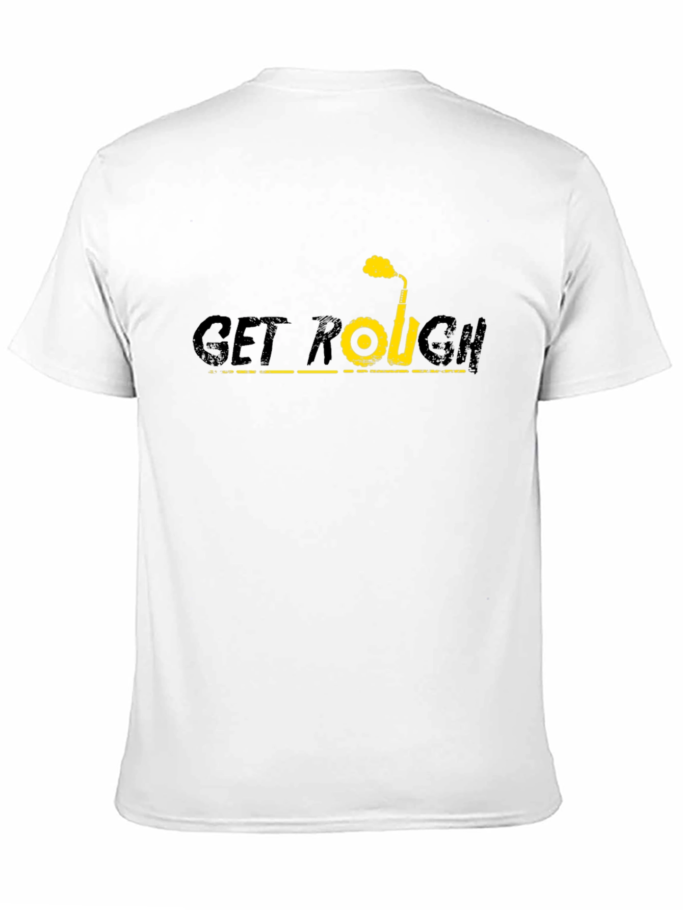 Get Rough Tee - Black Graphic T-Shirt