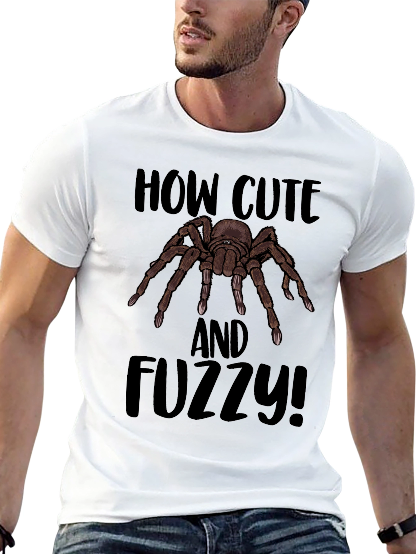 How Cute and Fuzzy Spider Graphic Tee