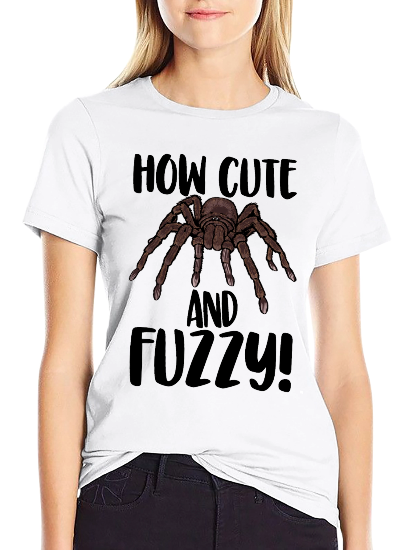 How Cute and Fuzzy Spider Graphic Tee