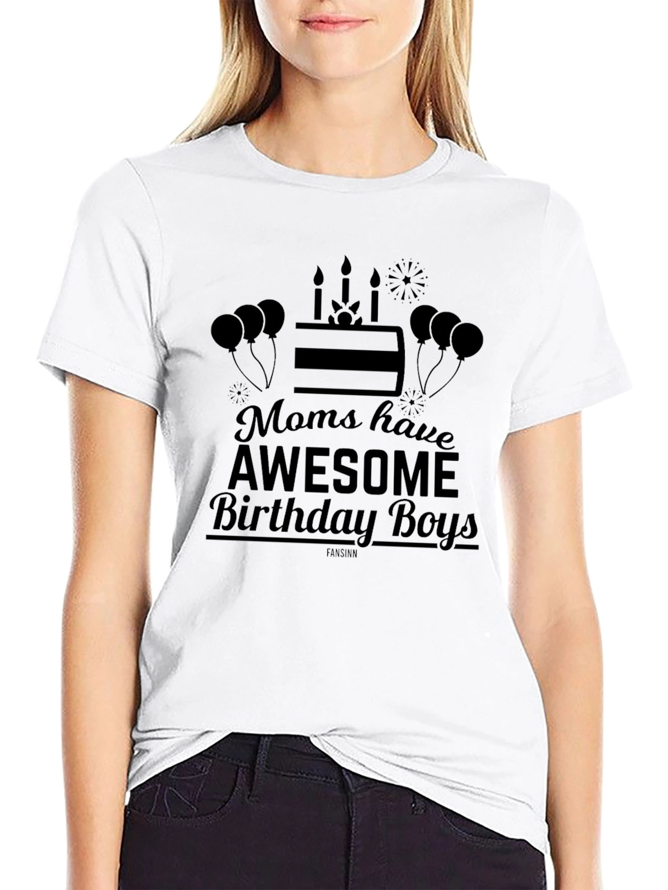 Awesome Birthday Boys Black T-Shirt
