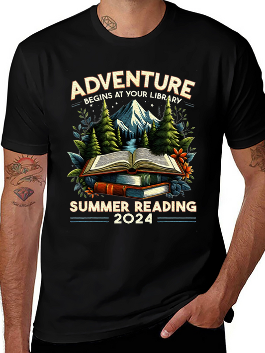 Adventure Begins At Your Library Summer Reading 2024 T-Shirt