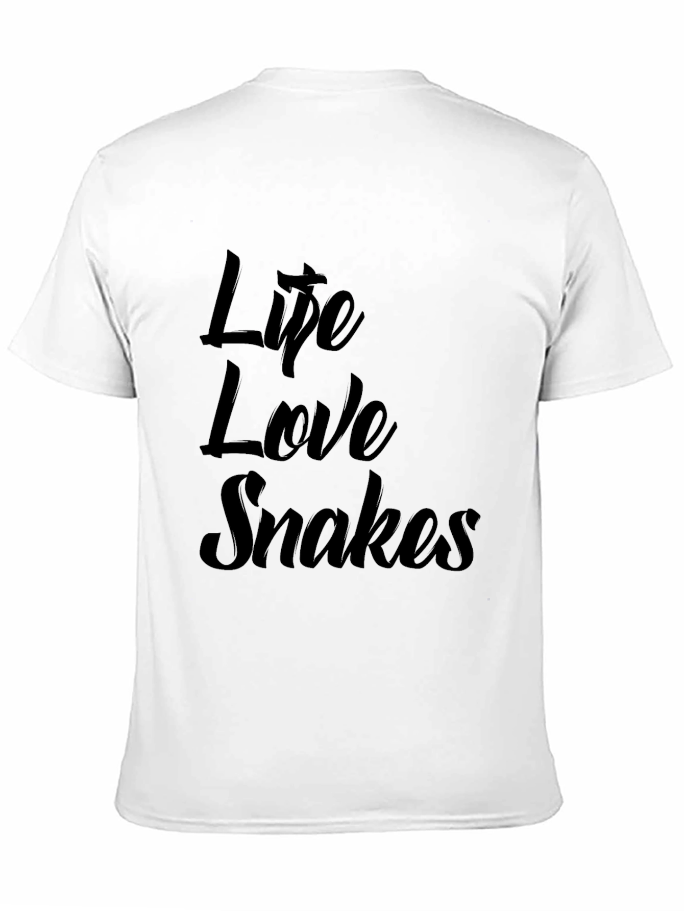 Life Love Snakes Graphic Tee - Soft Cotton Blend
