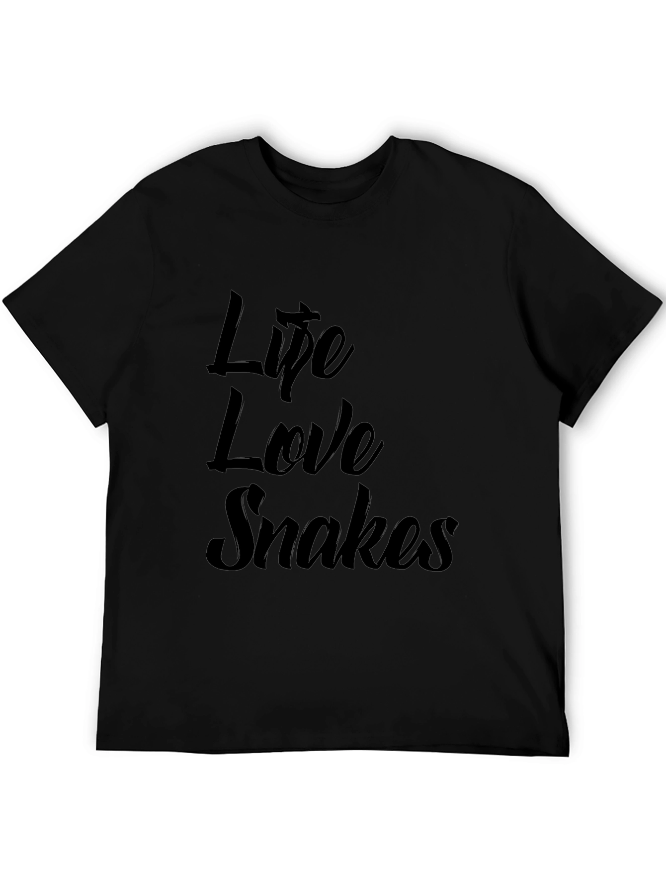 Life Love Snakes Graphic Tee - Soft Cotton Blend