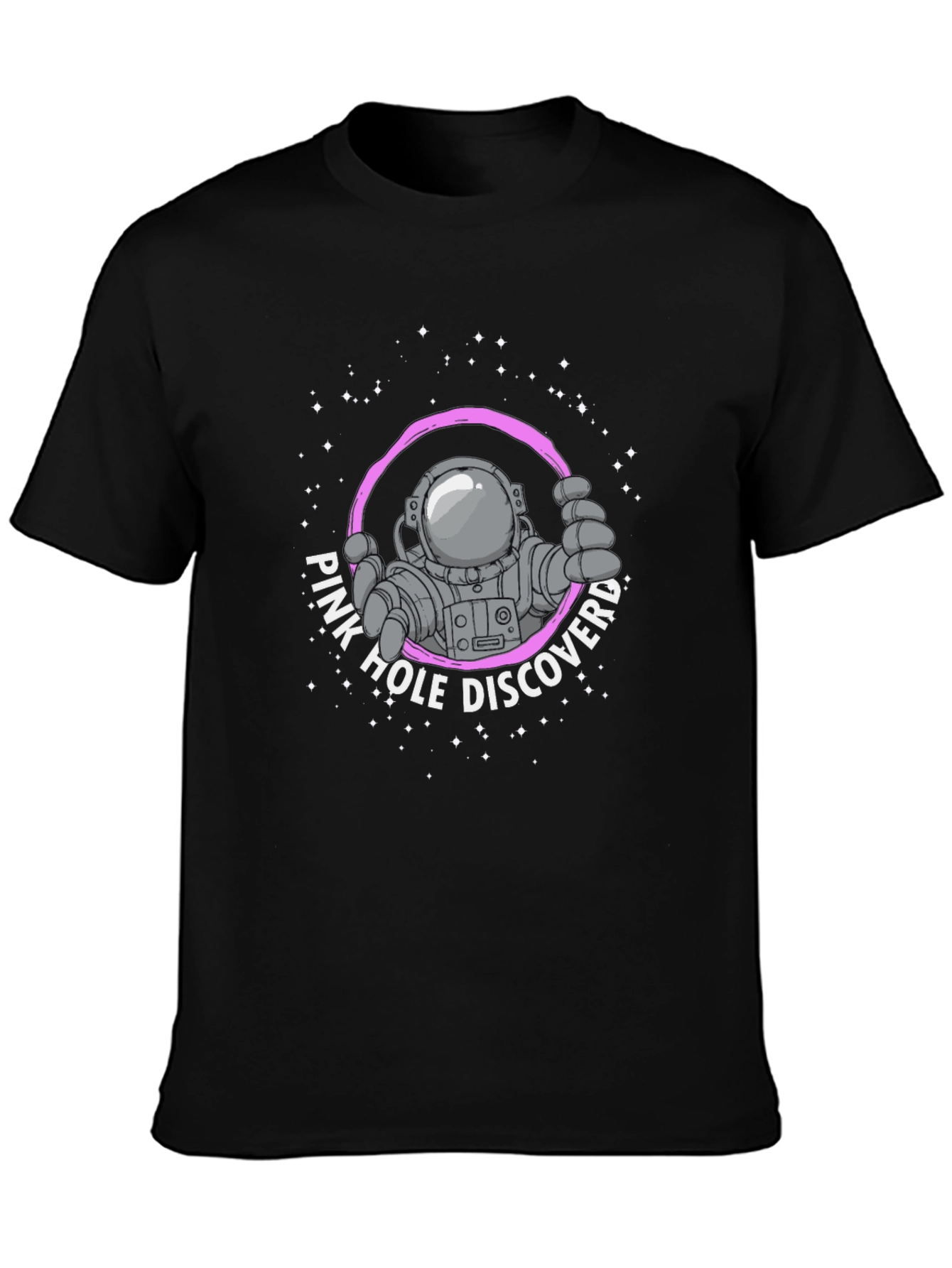 Pink Hole Astronaut T-Shirt