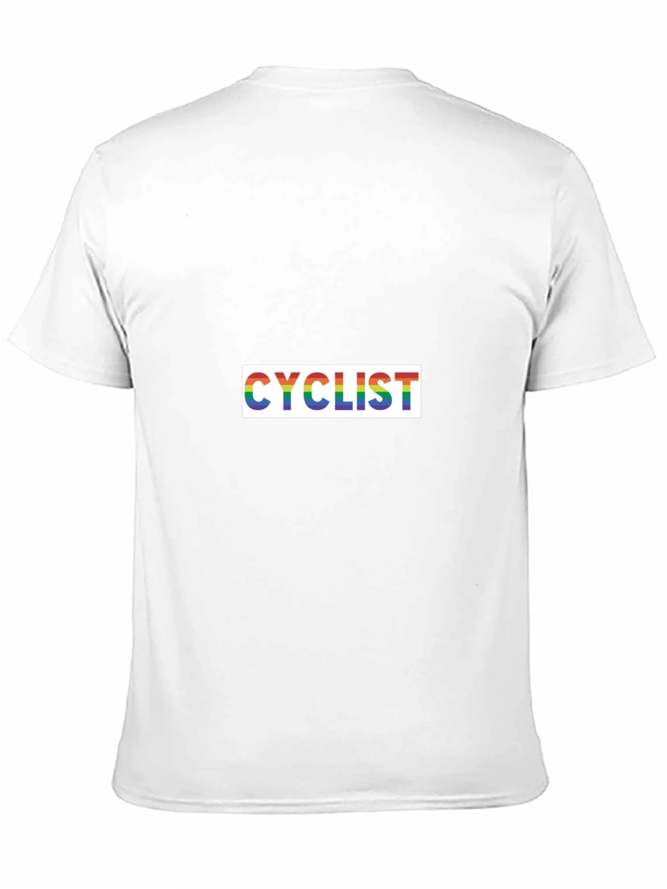 Rainbow Cyclist Graphic Tee - Black