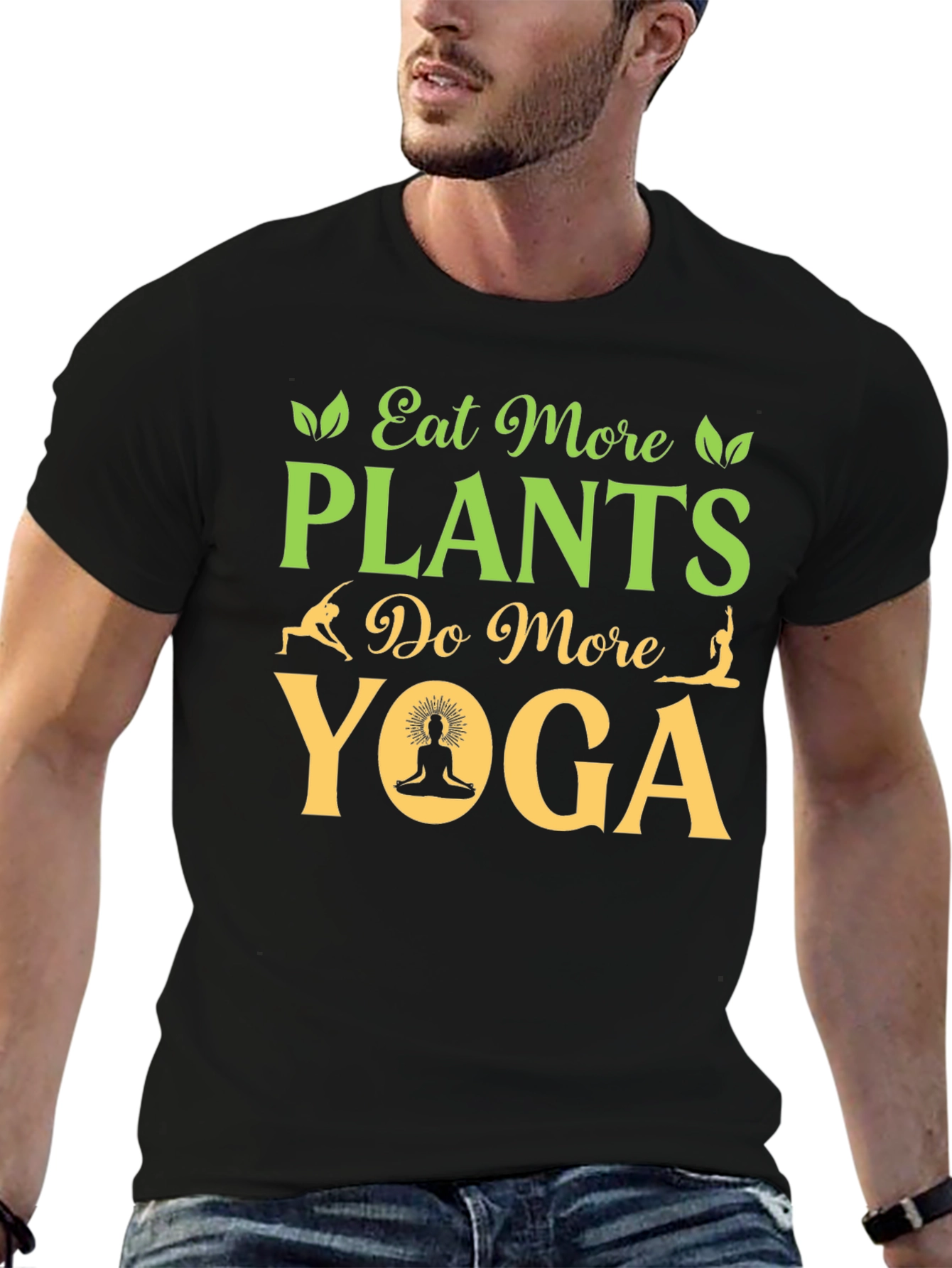 Eat More Plants Do More Yoga T-Shirt