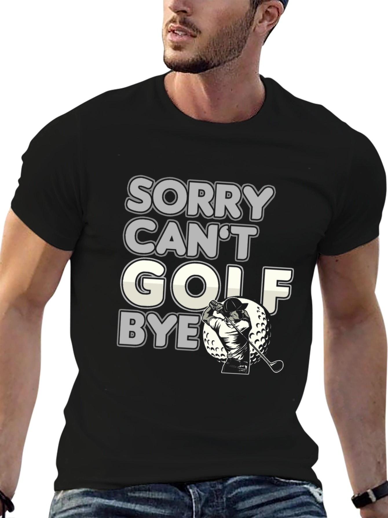 Sorry Cant Golf Bye Funny Golfing T-Shirt