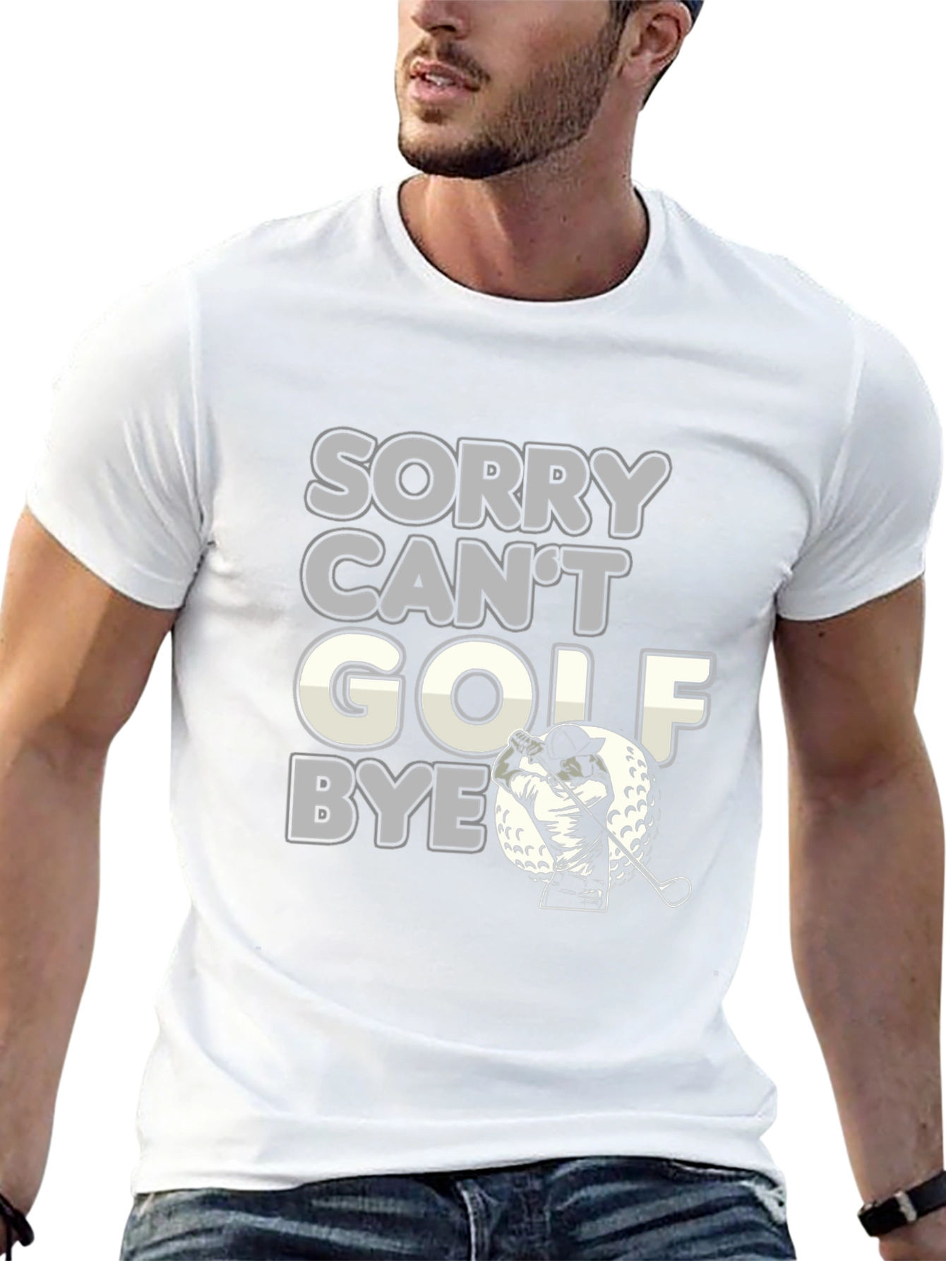 Sorry Cant Golf Bye Funny Golfing T-Shirt