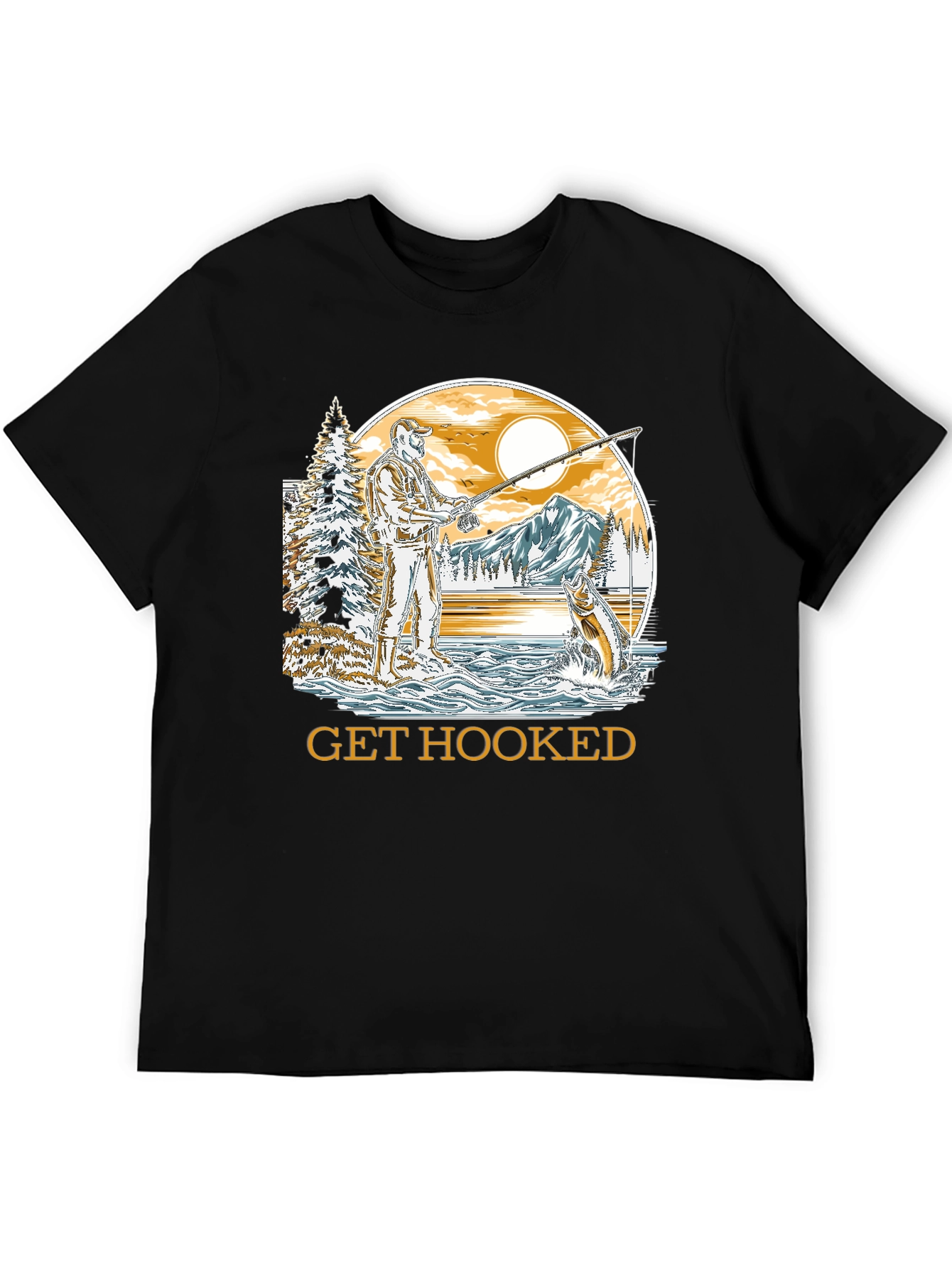 Get Hooked Fishing T-Shirt