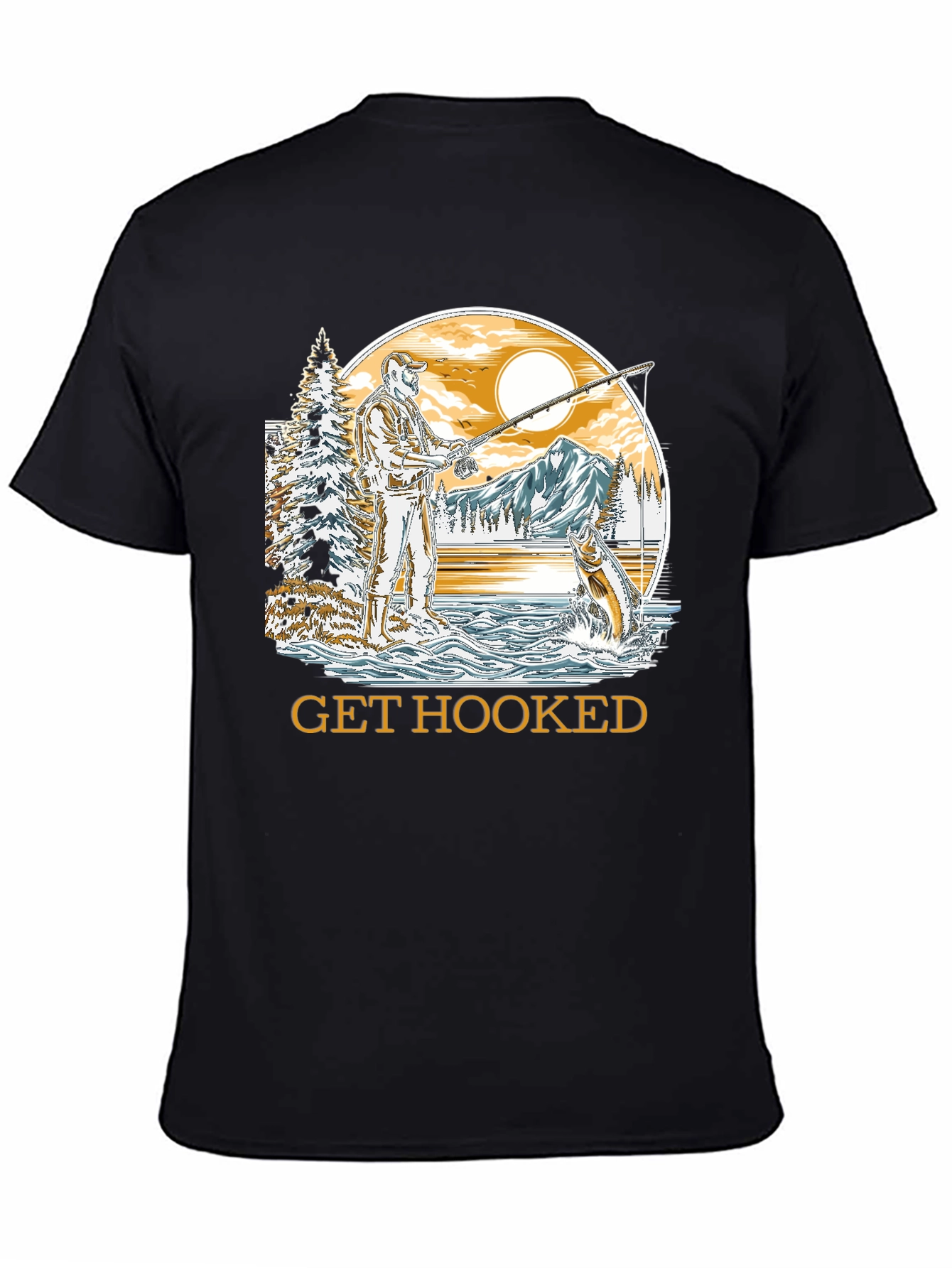 Get Hooked Fishing T-Shirt
