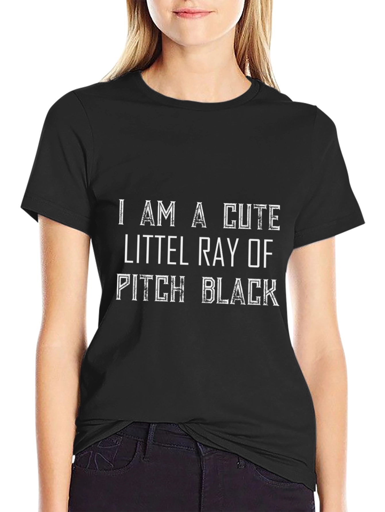 Cute Littel Ray of Pitch Black T-Shirt