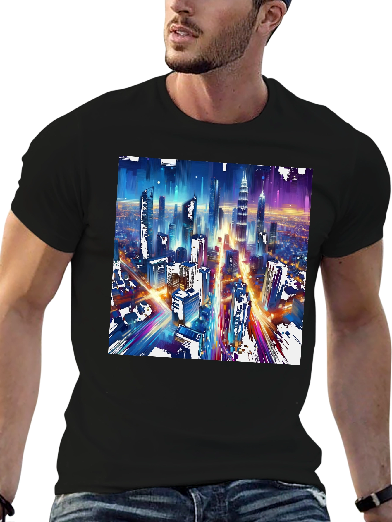 Cityscape Graphic T-Shirt