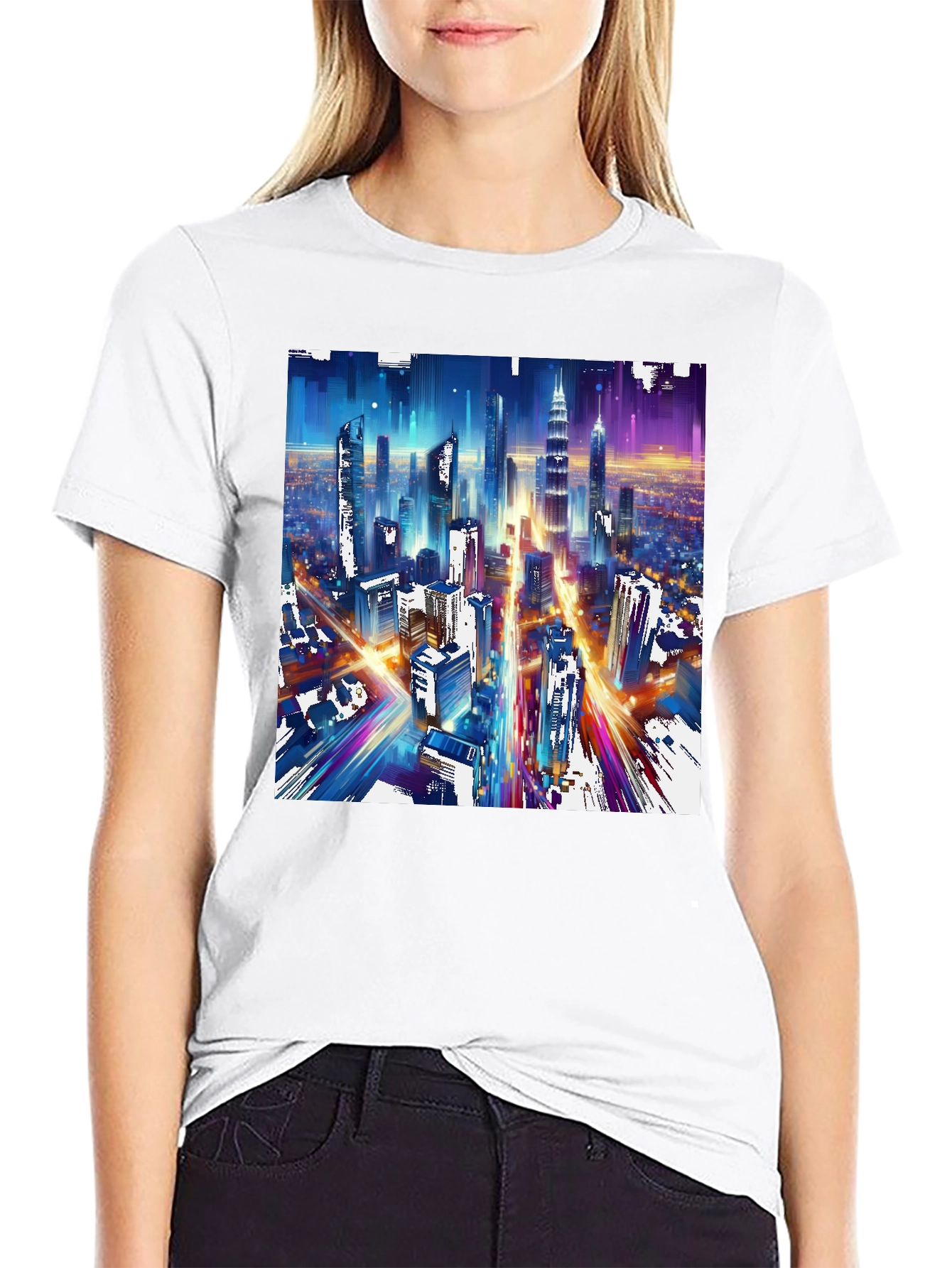 Cityscape Graphic T-Shirt