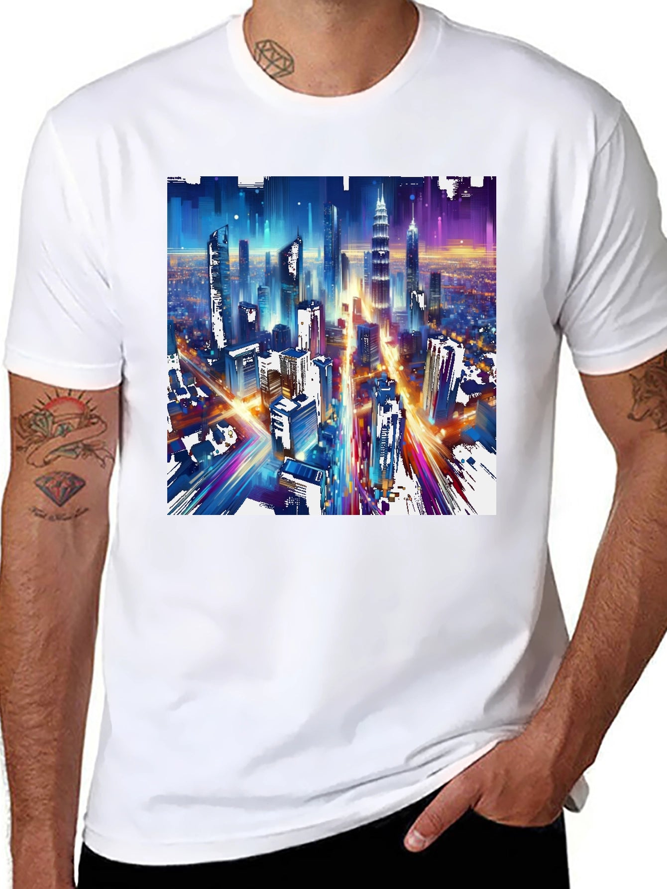 Cityscape Graphic T-Shirt