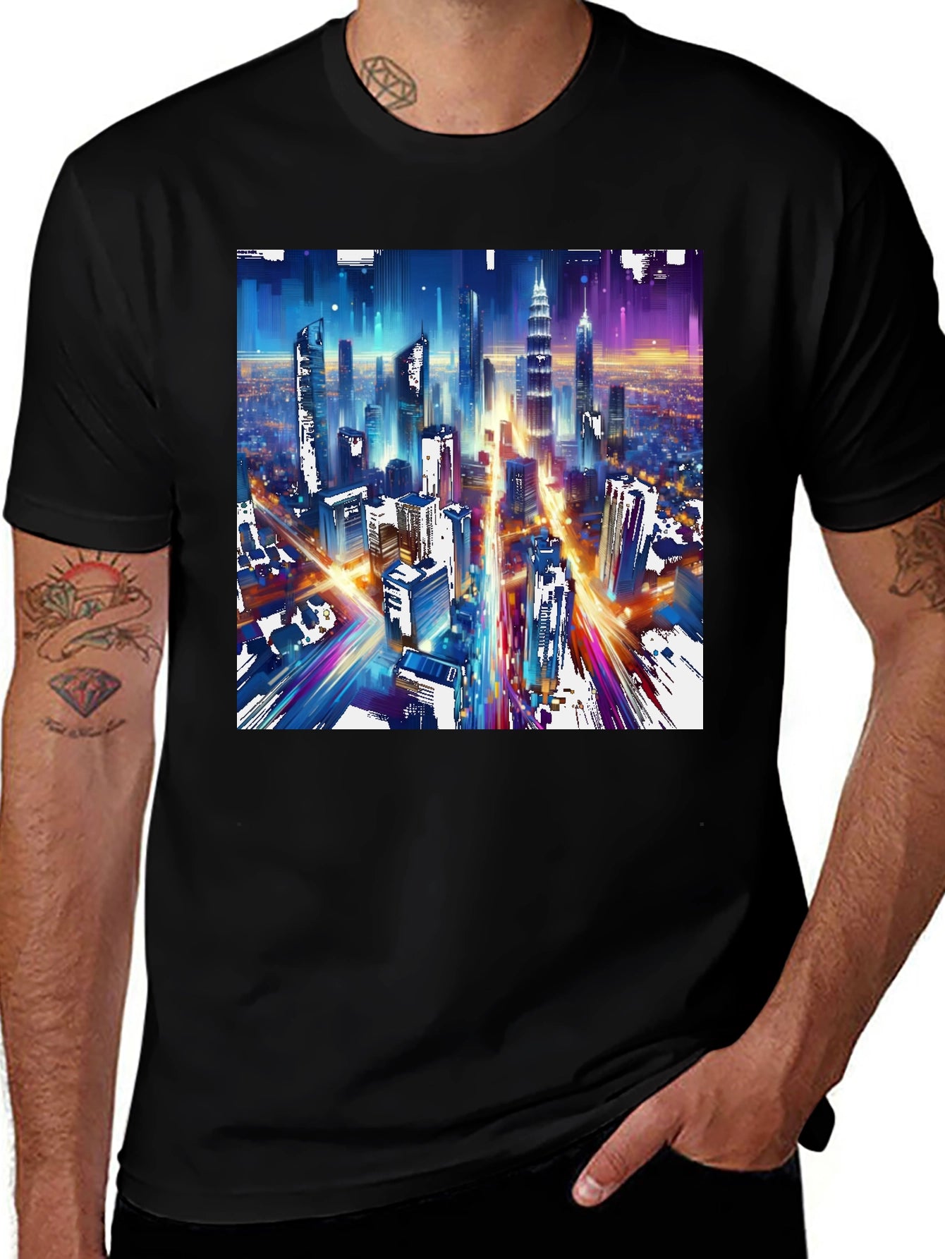 Cityscape Graphic T-Shirt