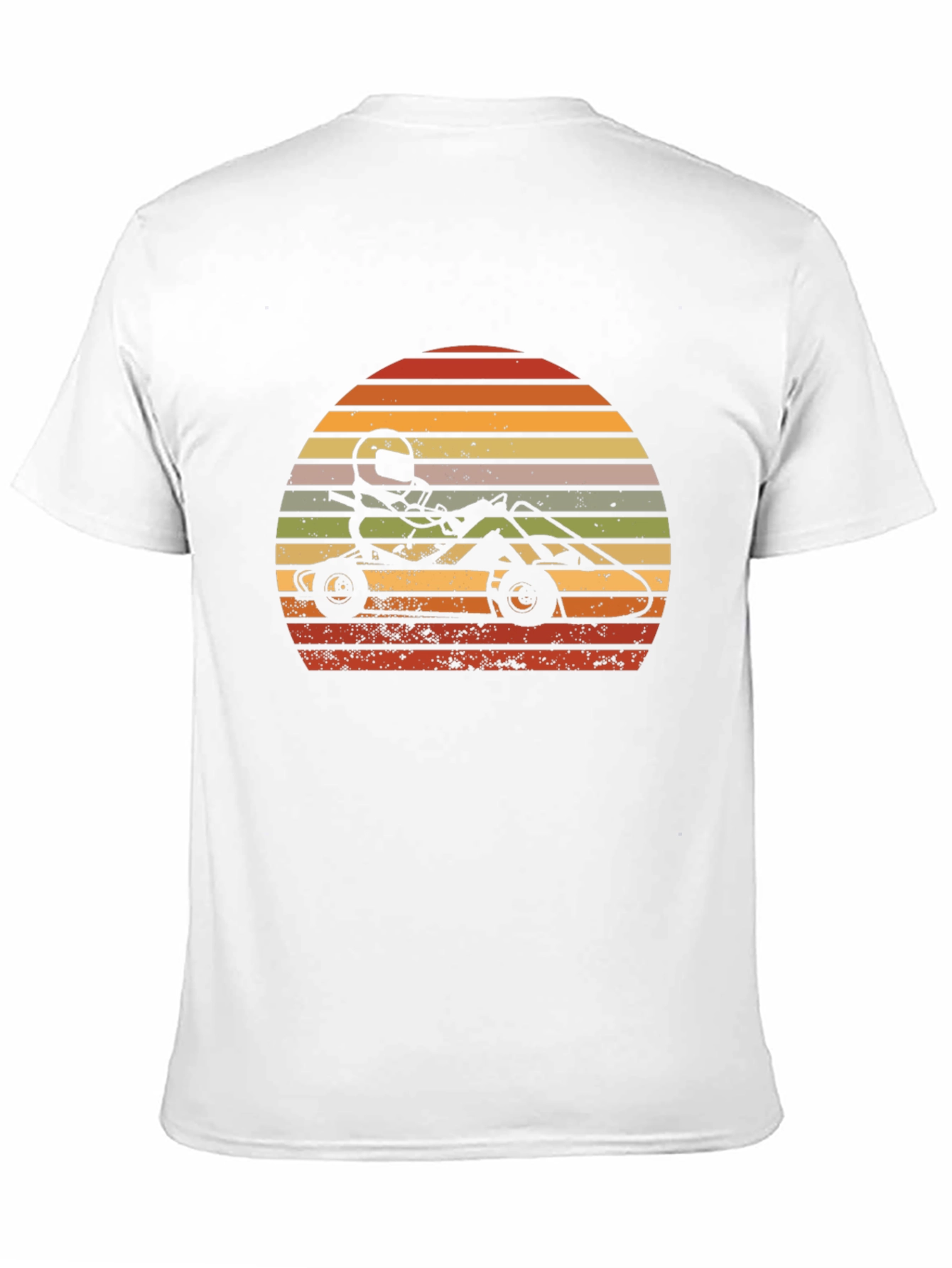 Retro Sunset Go-Karting T-Shirt