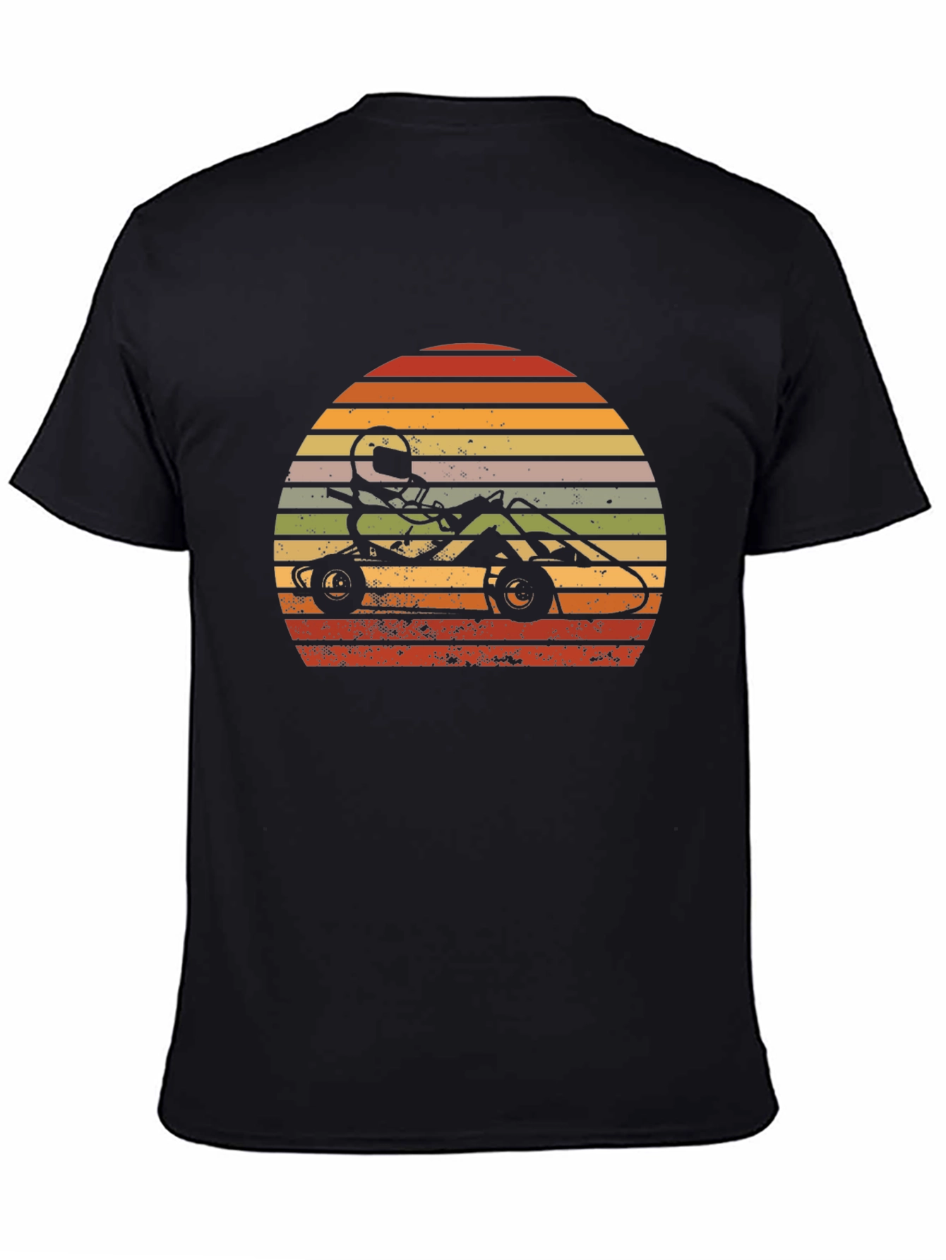 Retro Sunset Go-Karting T-Shirt