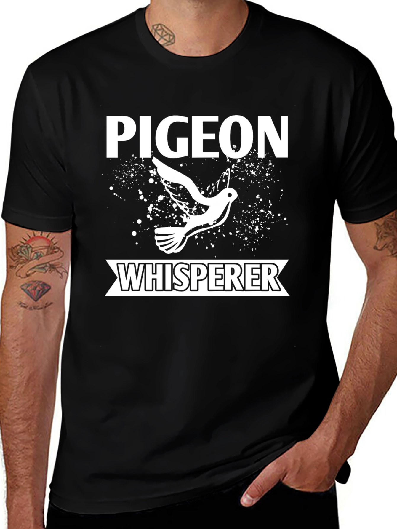 Pigeon Whisperer Graphic Tee - Bird Lover Shirt