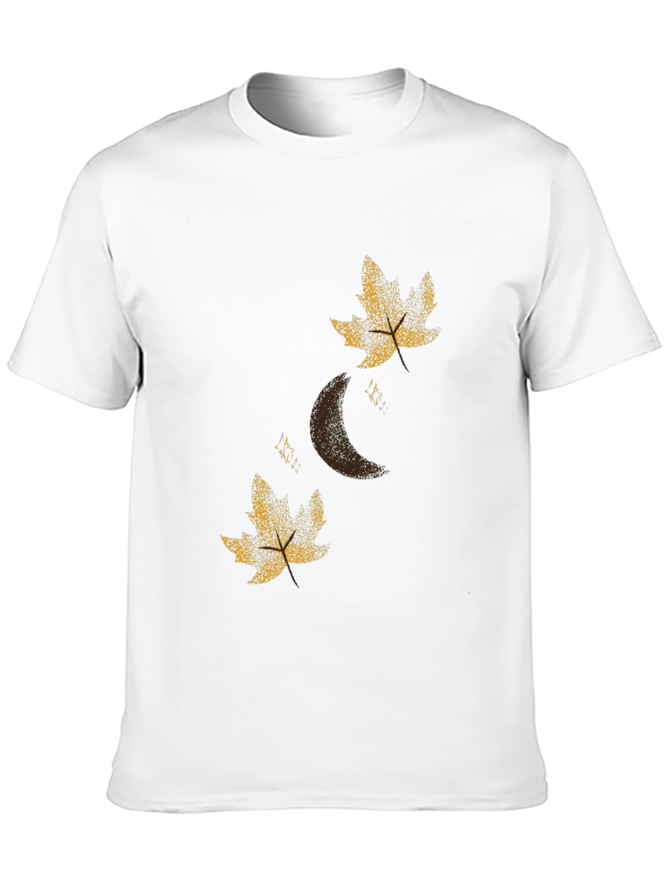 Autumn Moon Black T-Shirt