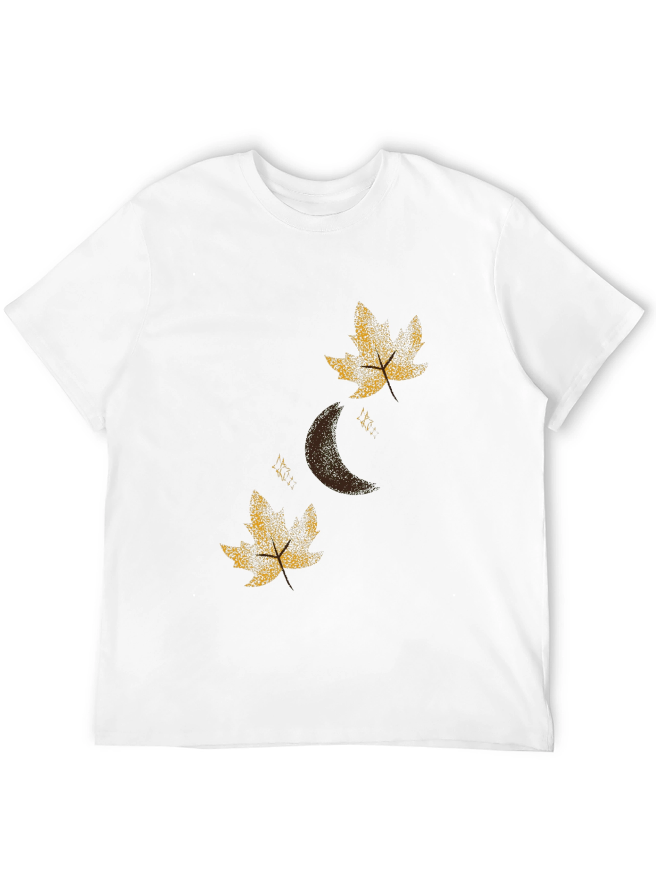 Autumn Moon Black T-Shirt