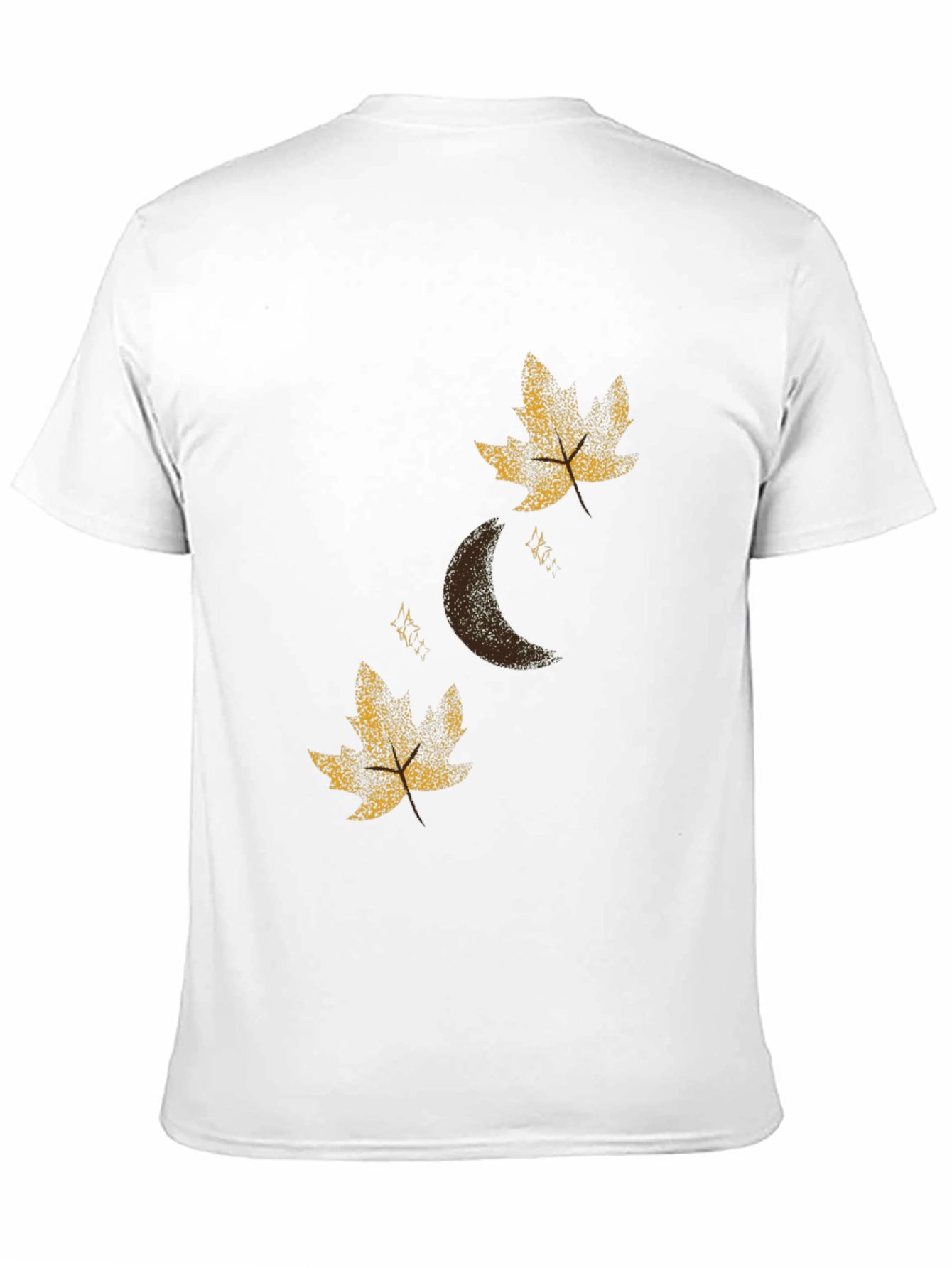 Autumn Moon Black T-Shirt