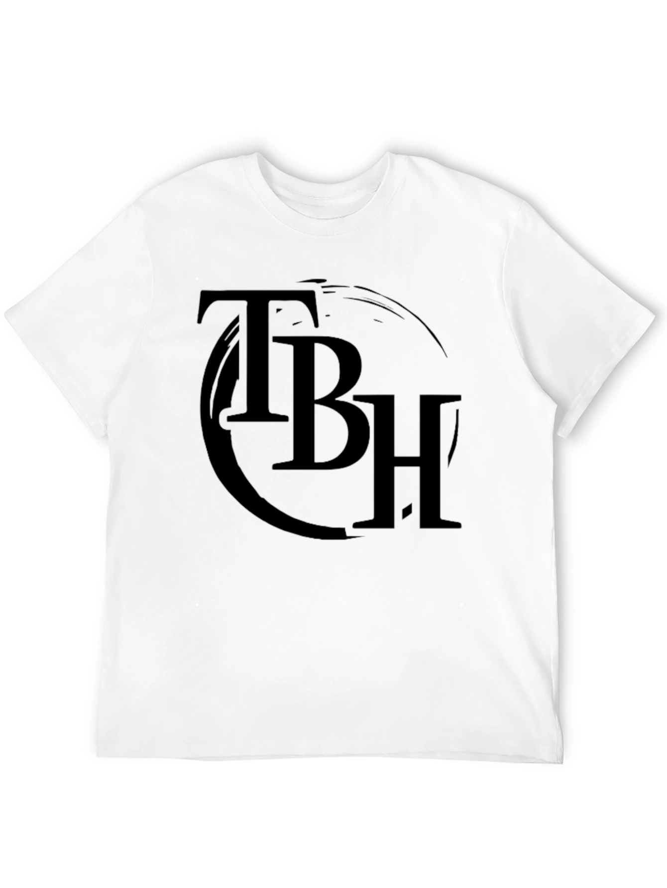 TBH Black Graphic Tee - Casual Style