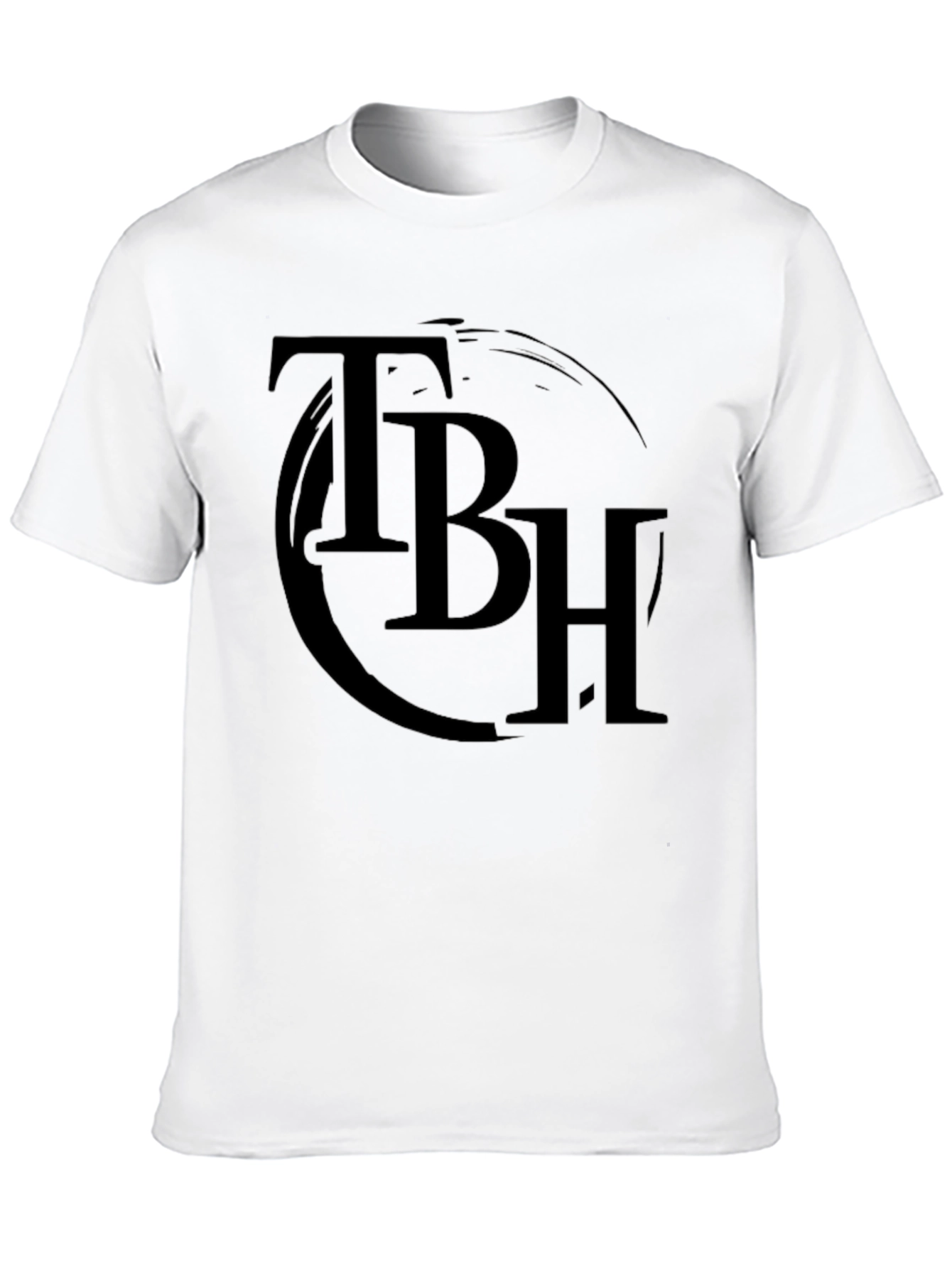 TBH Black Graphic Tee - Casual Style