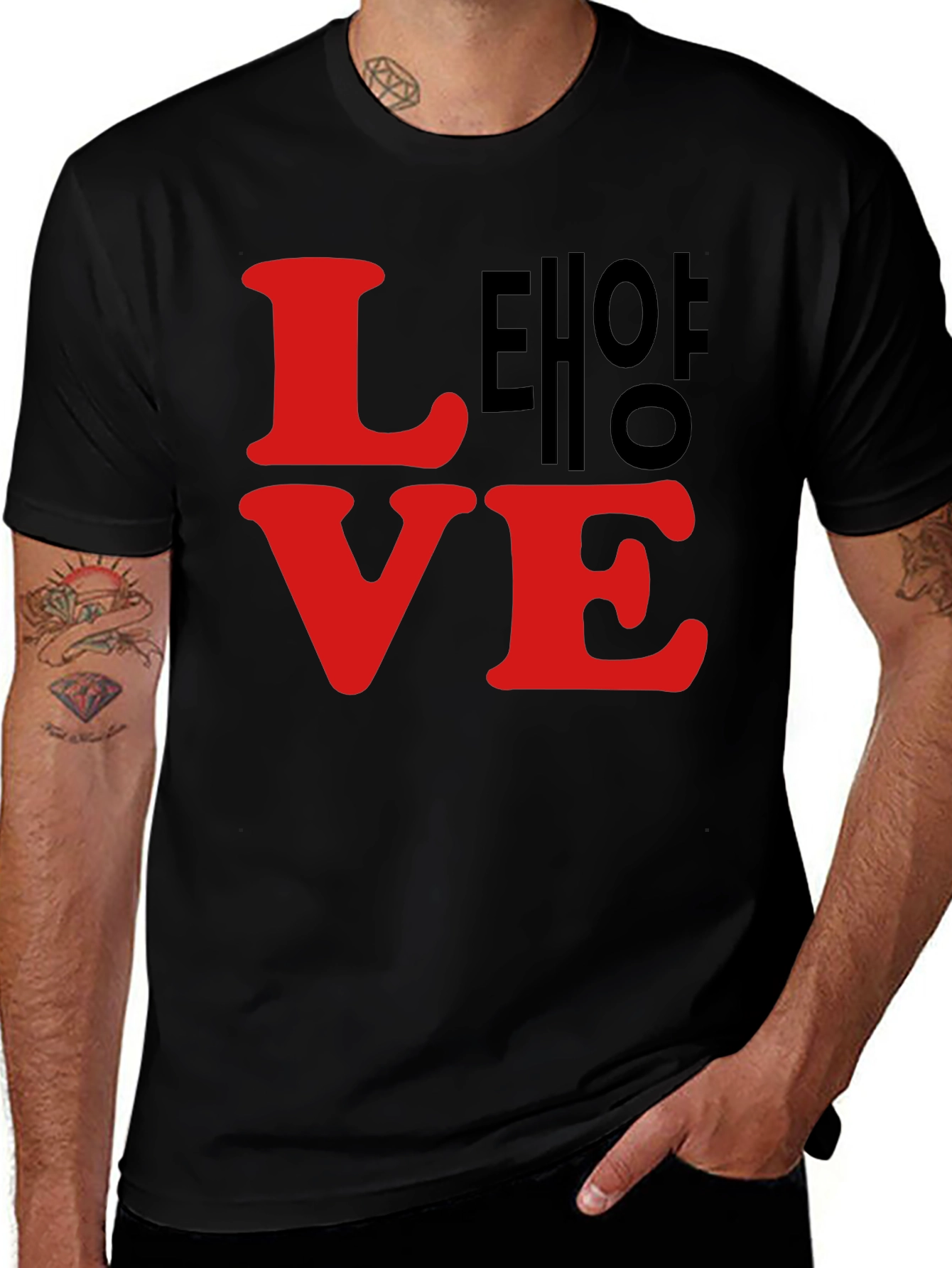 Love Taeyang Black T-Shirt