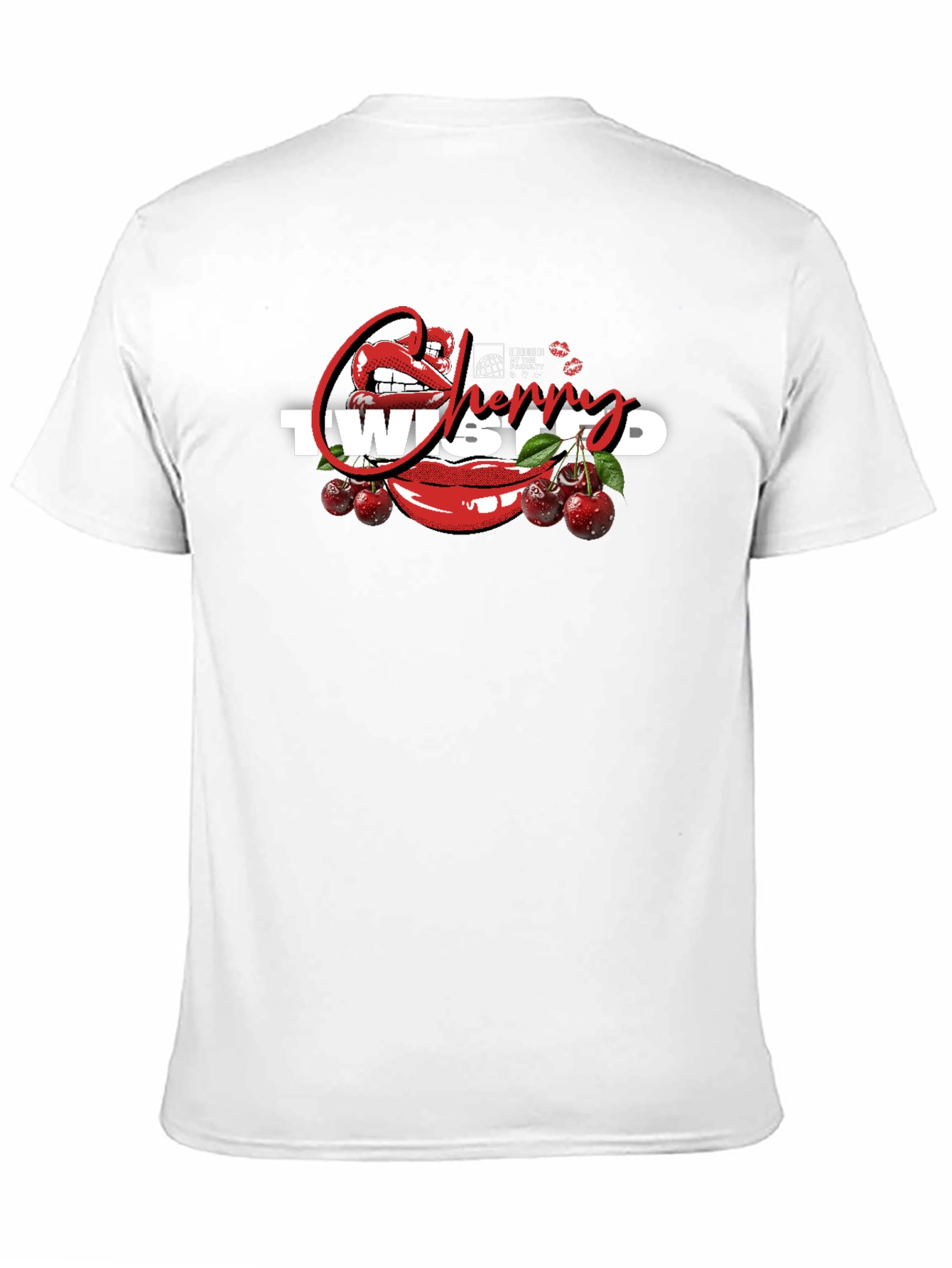 Cherry Twisted Graphic T-Shirt - Unisex Cotton Tee