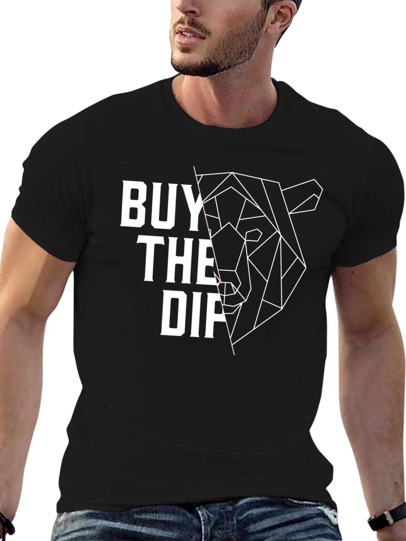 Buy the Dip Bear Graphic T-Shirt