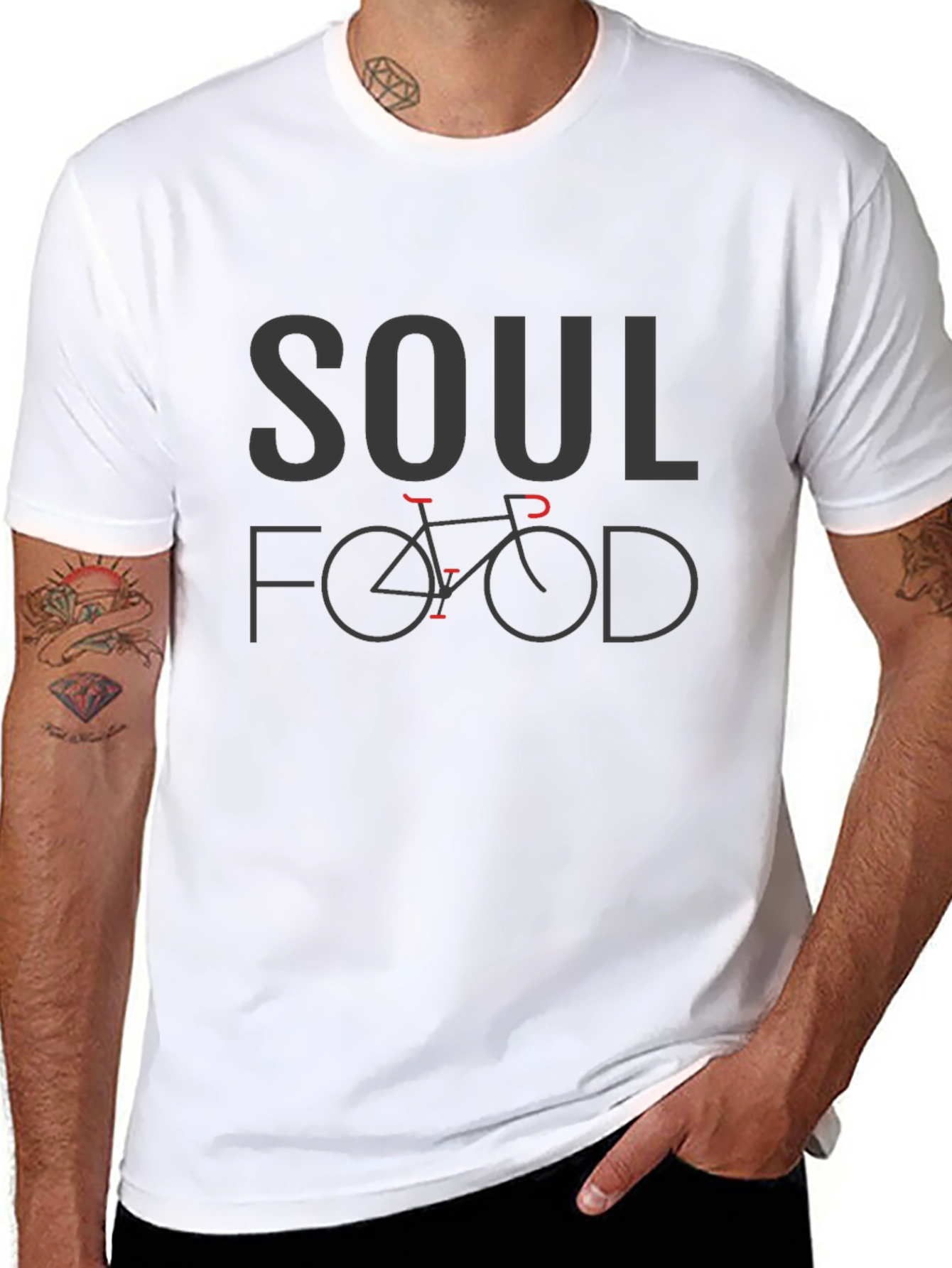Soul Food Bike Graphic Tee - Premium Comfort