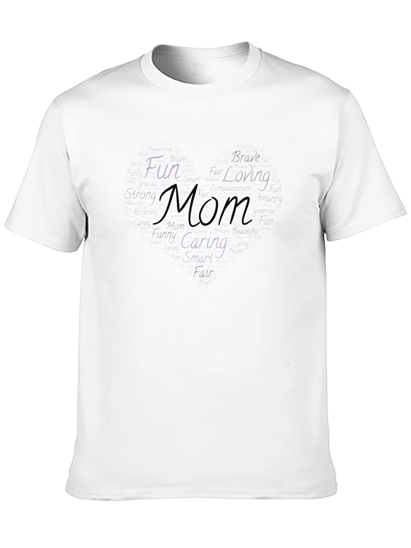Mom Definition Black T-Shirt - Fun Loving Caring
