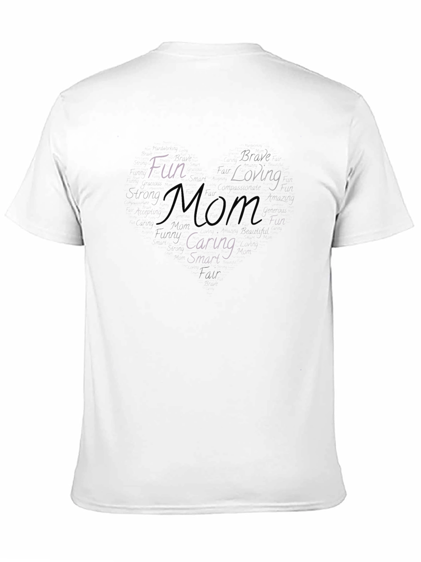 Mom Definition Black T-Shirt - Fun Loving Caring