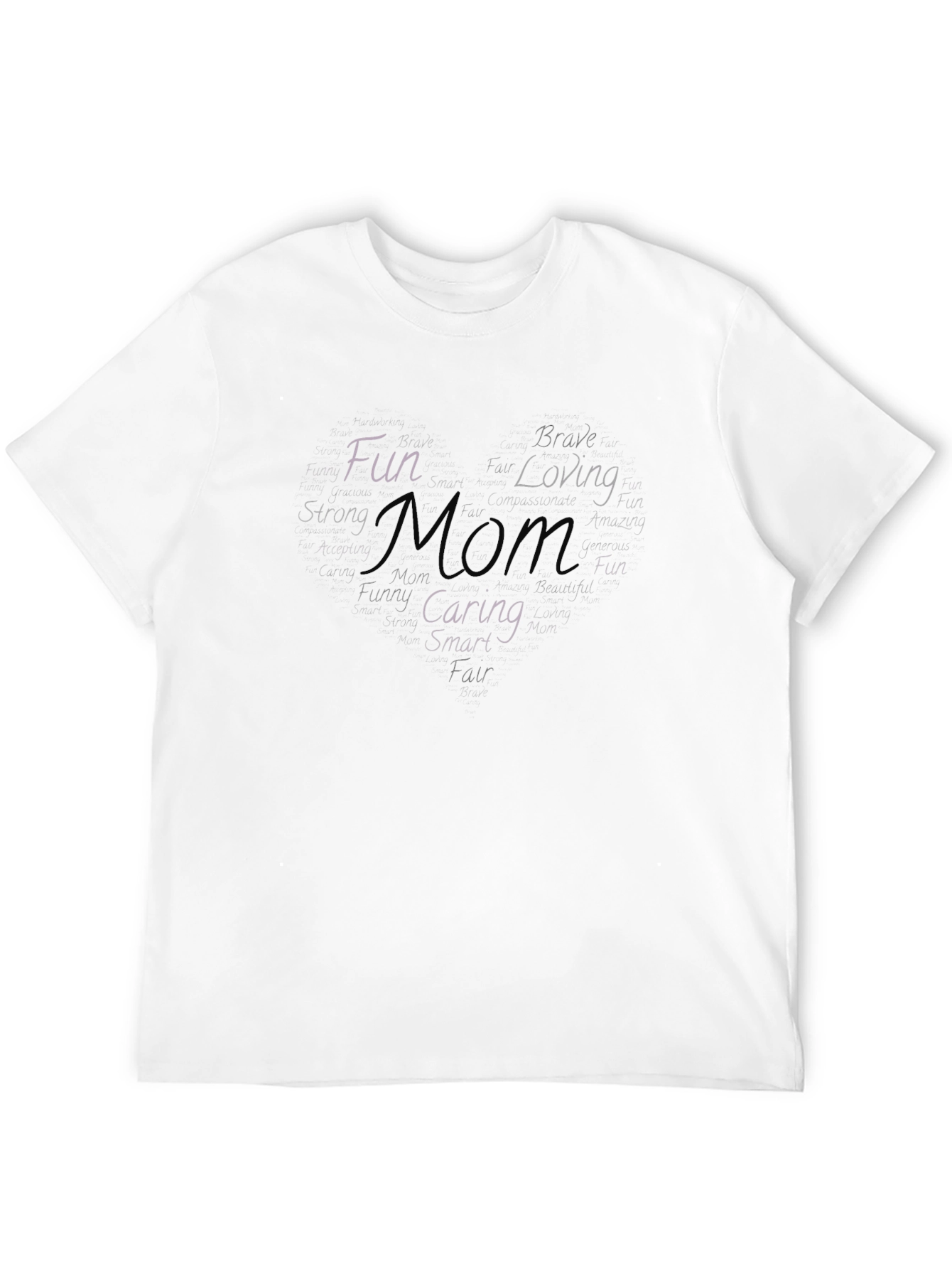 Mom Definition Black T-Shirt - Fun Loving Caring