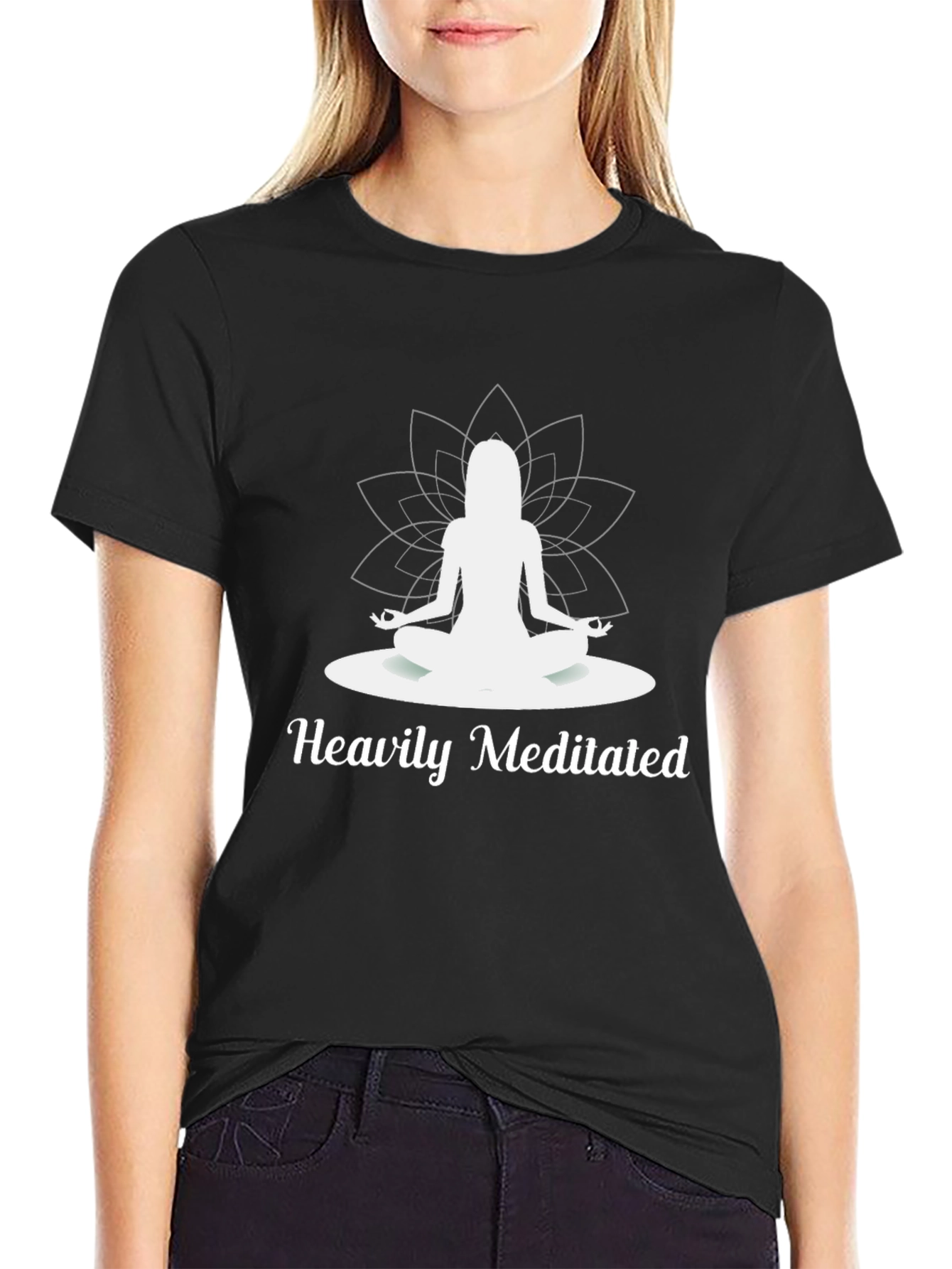 Heavily Meditated Black T-Shirt
