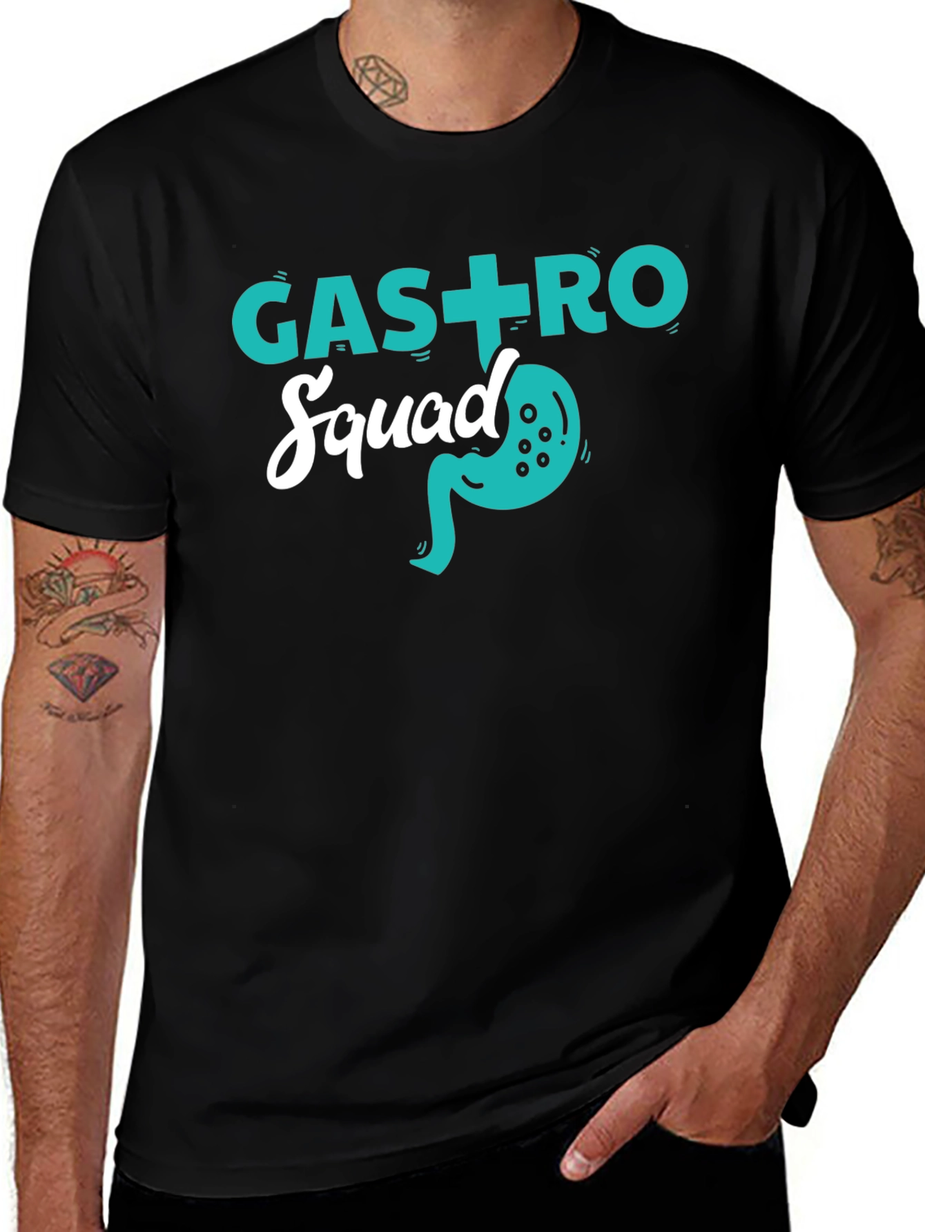 Gastro Squad T-Shirt - Black Cotton Tee