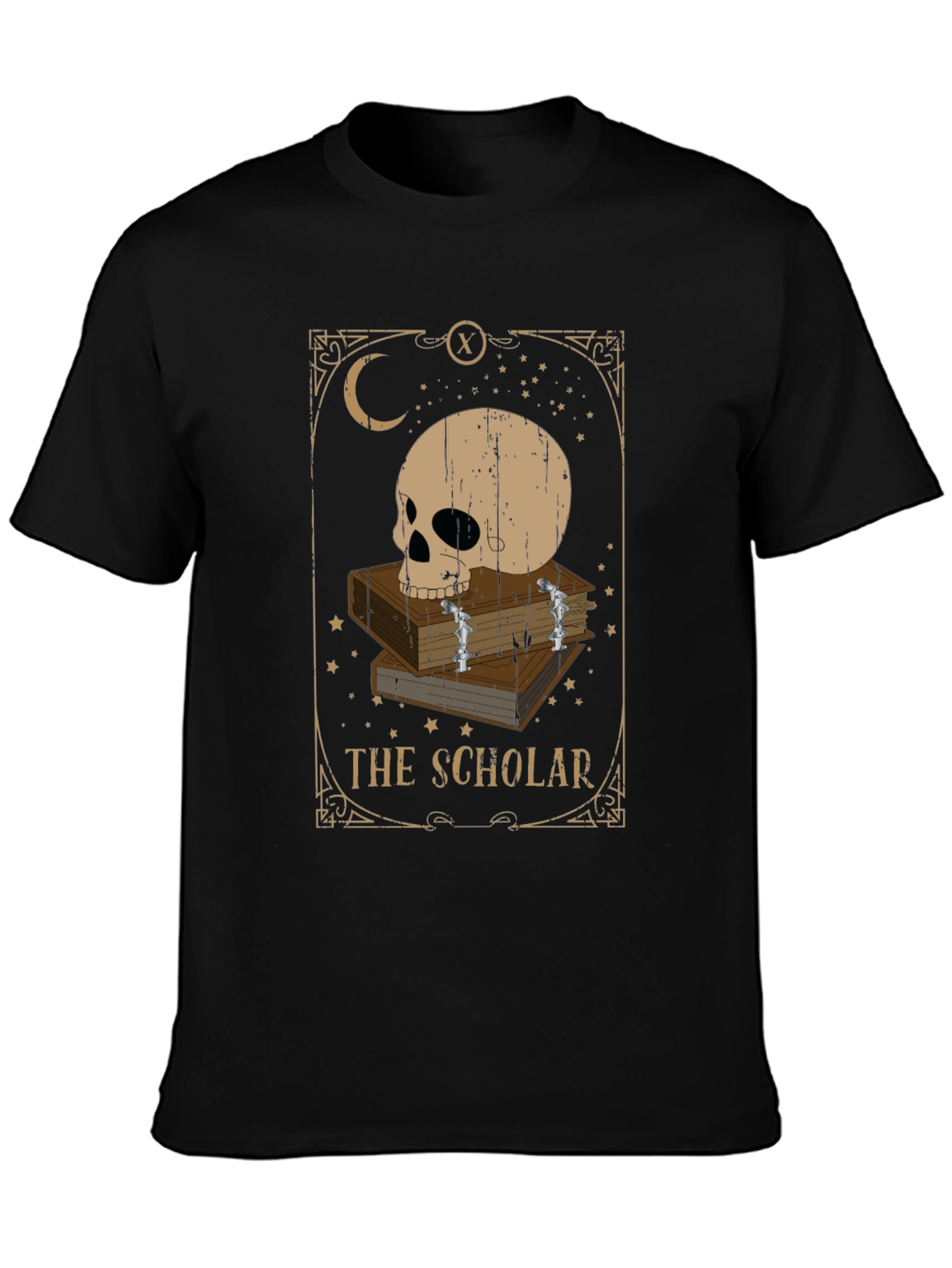 The Scholar Tarot Card Graphic T-Shirt