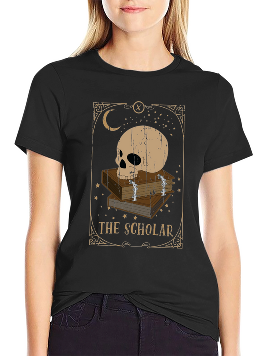 The Scholar Tarot Card Graphic T-Shirt