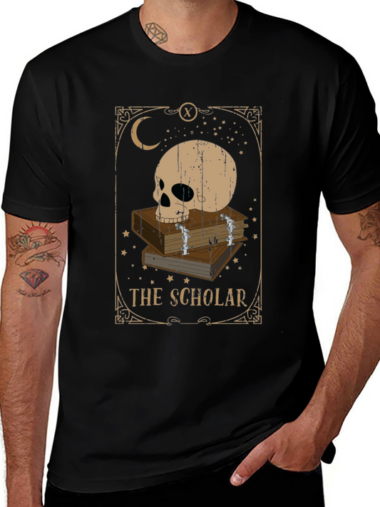 The Scholar Tarot Card Graphic T-Shirt