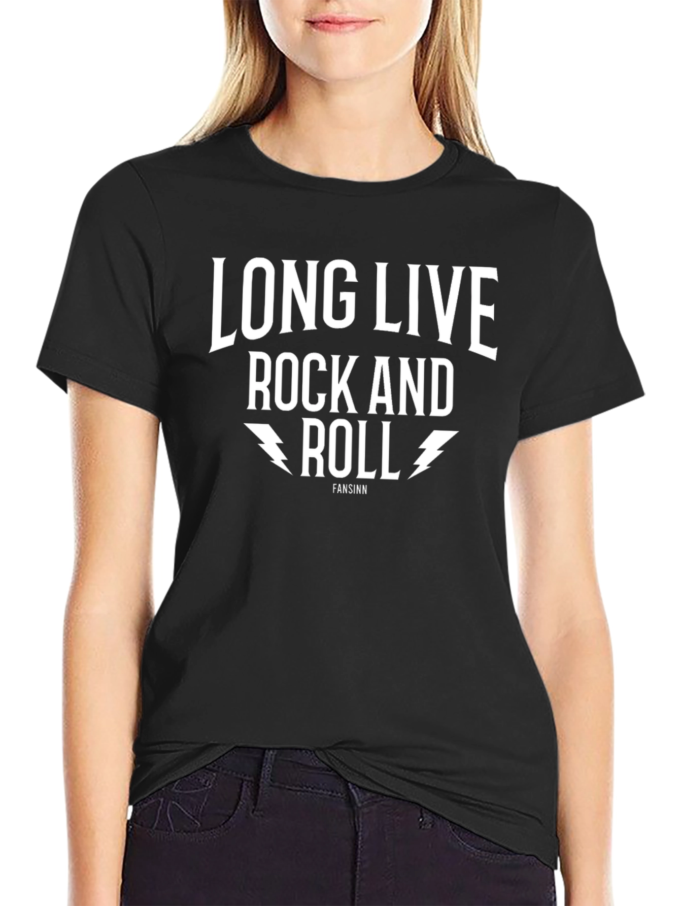 Long Live Rock and Roll Black T-Shirt