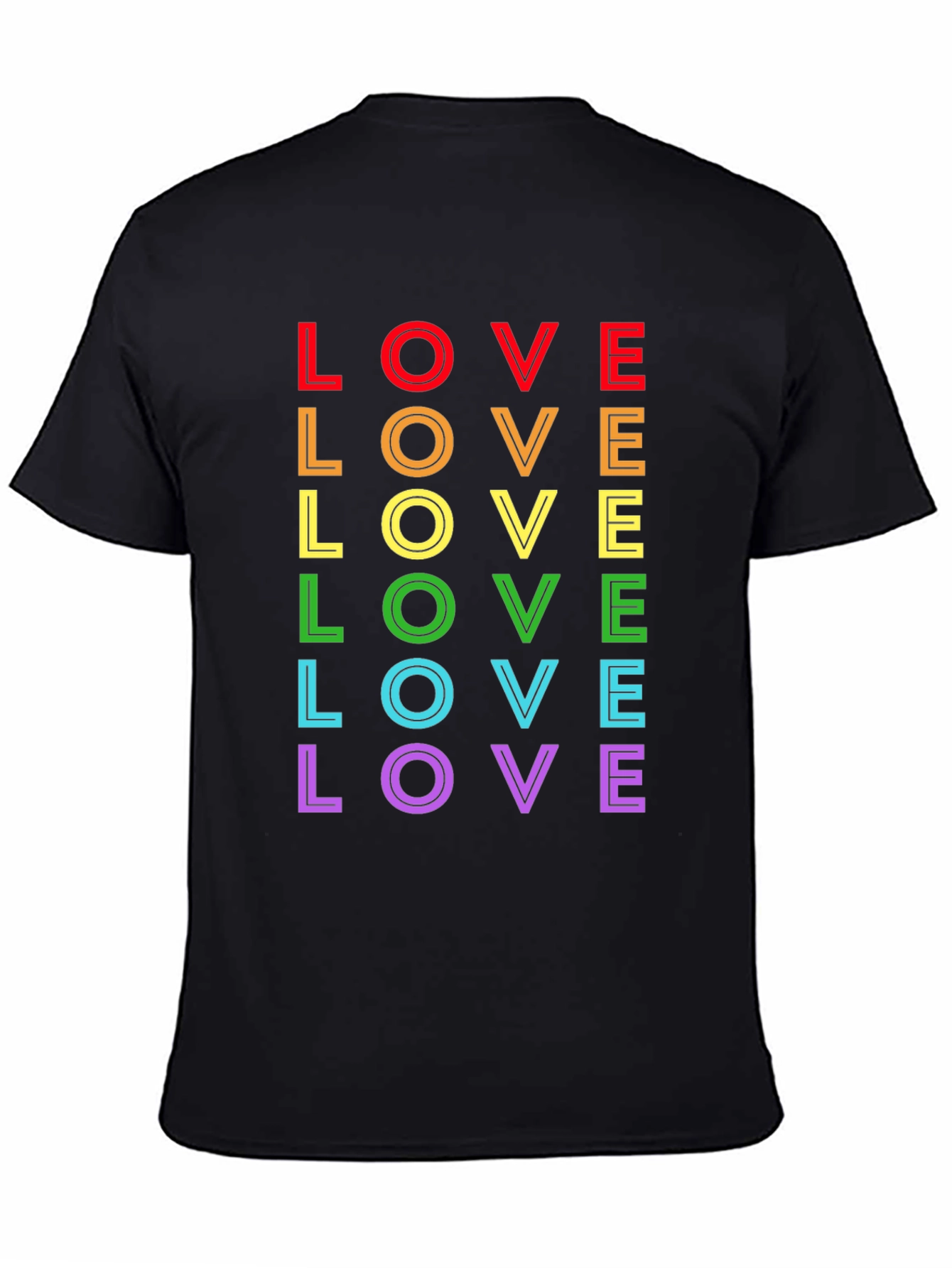Rainbow LOVE Graphic Tee - Pride Edition