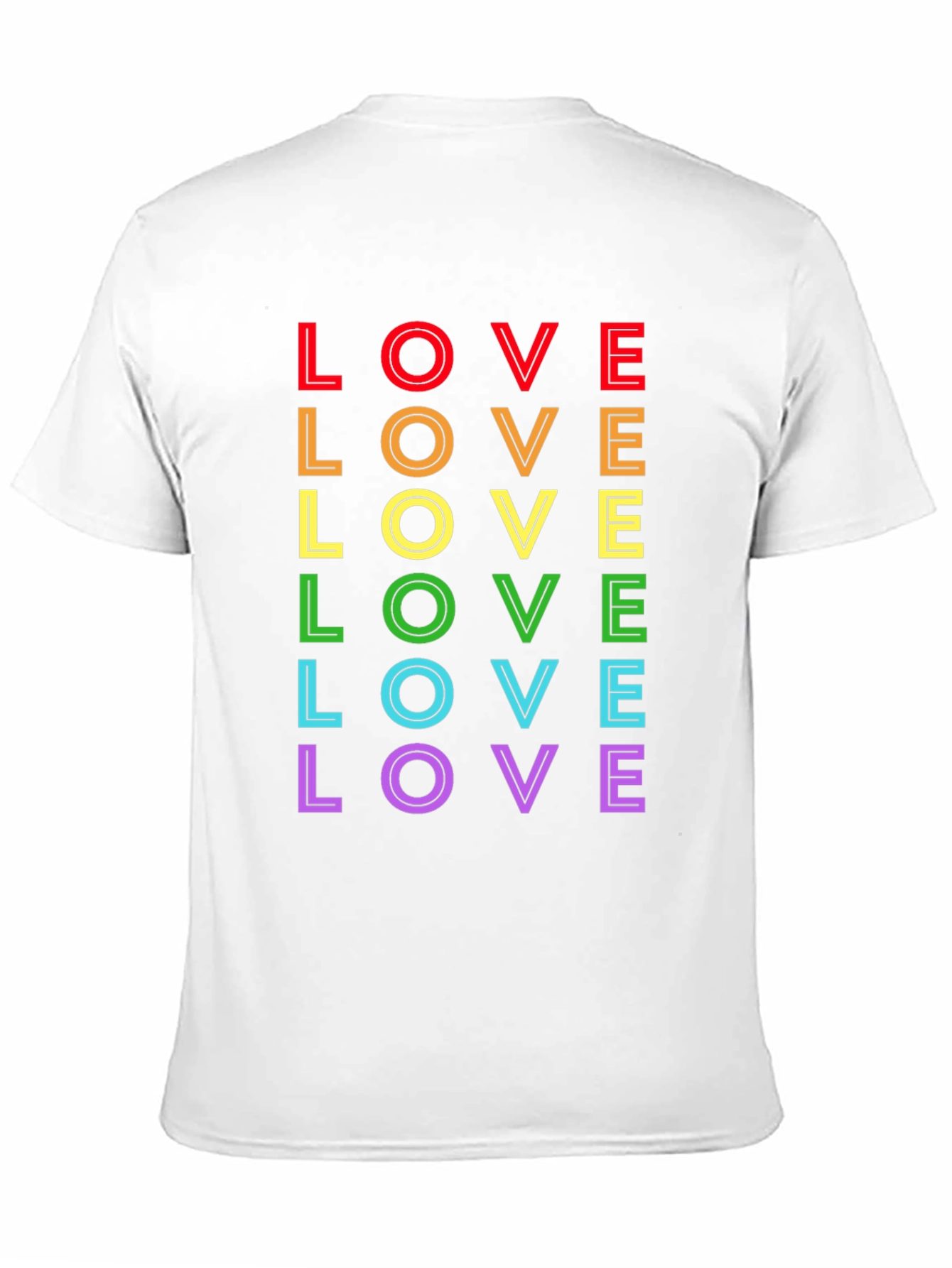 Rainbow LOVE Graphic Tee - Pride Edition