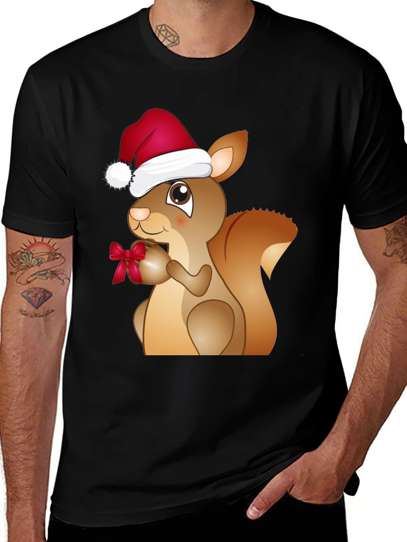 Festive Squirrel T-Shirt