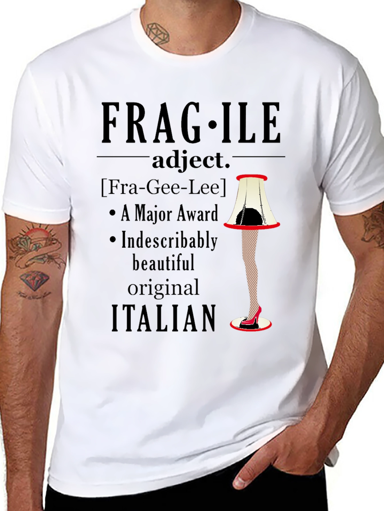 Fragile Leg Lamp T-Shirt - A Major Award!