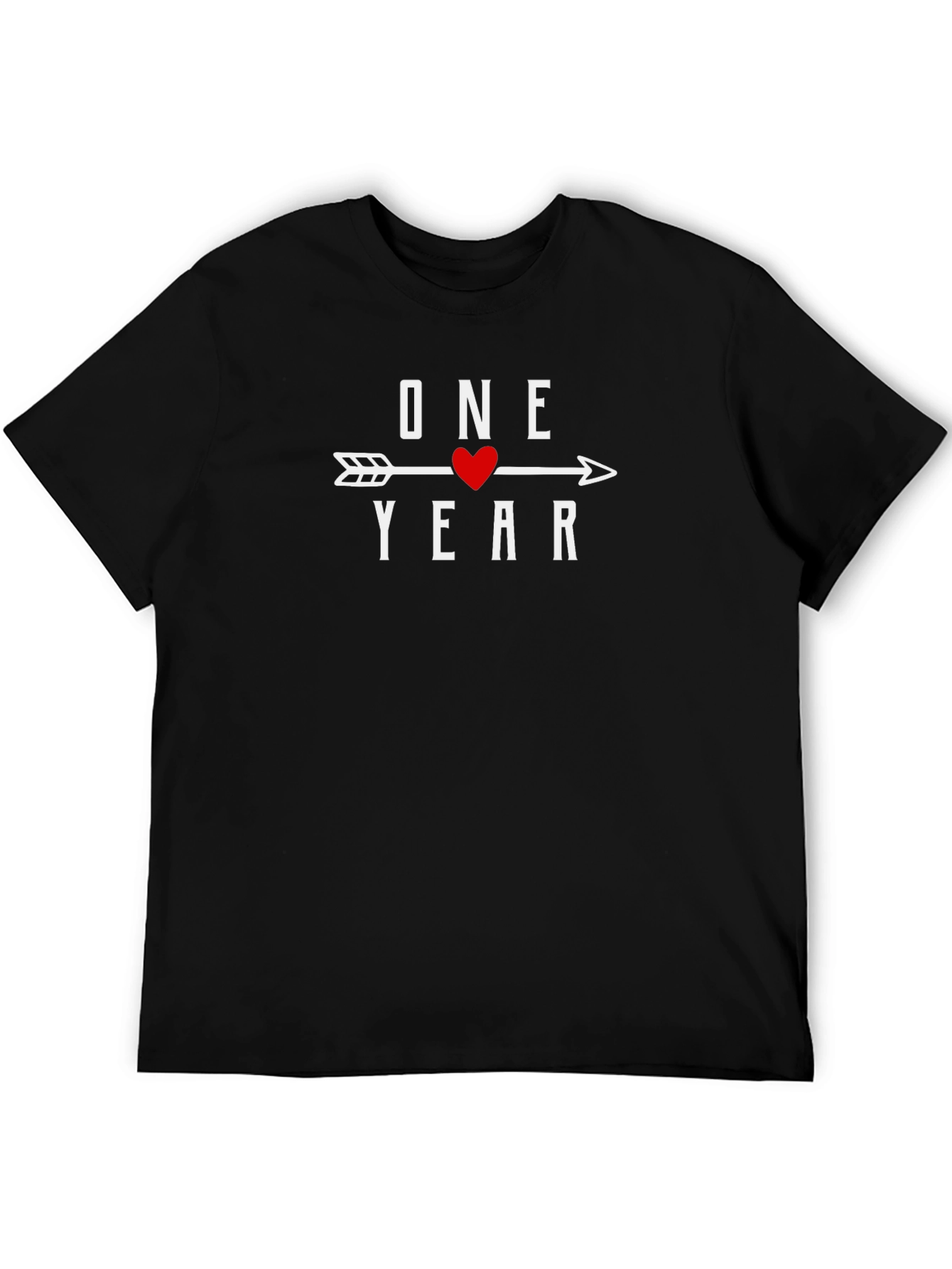 One Year Anniversary Heart Arrow T-Shirt