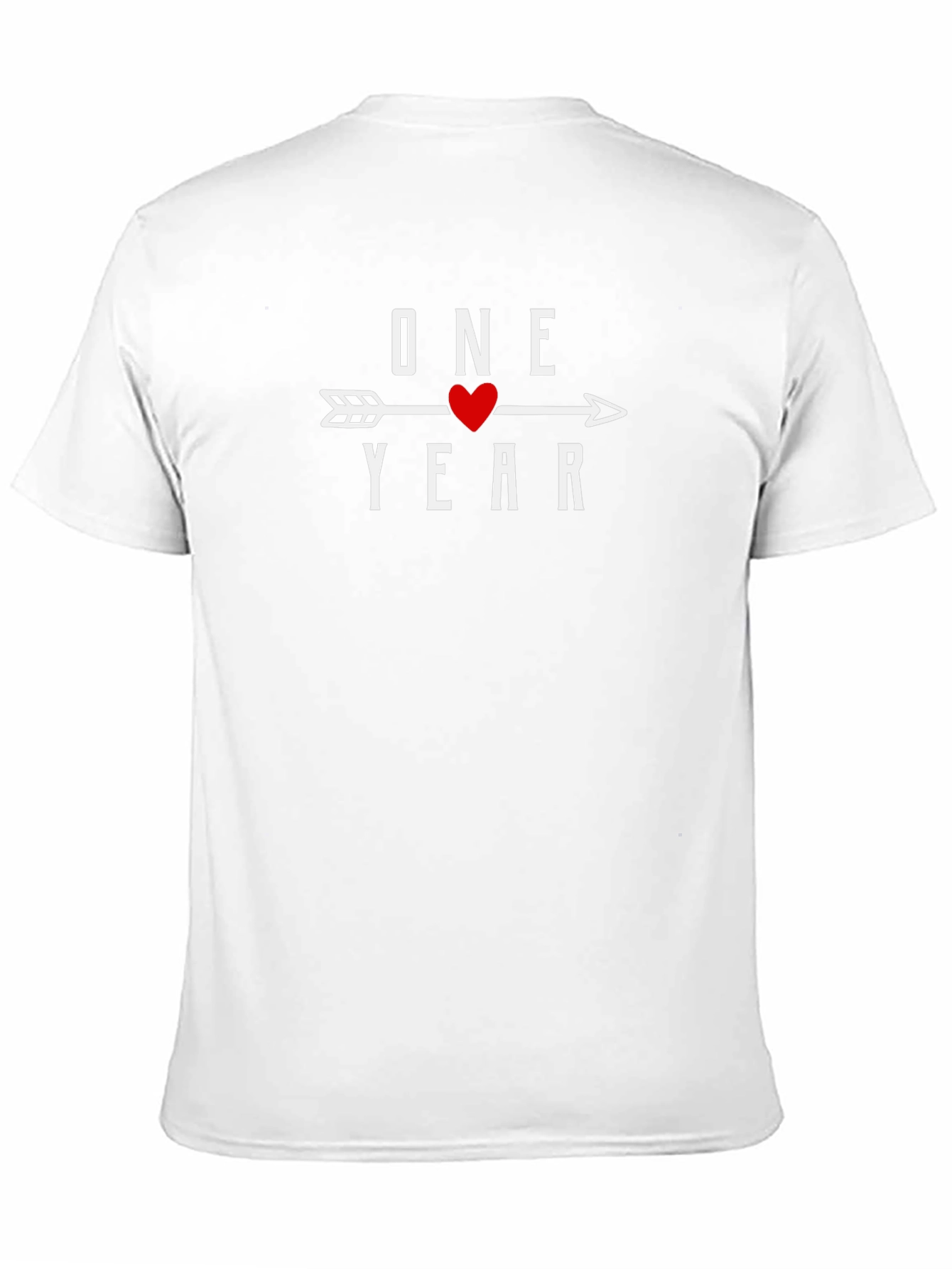 One Year Anniversary Heart Arrow T-Shirt