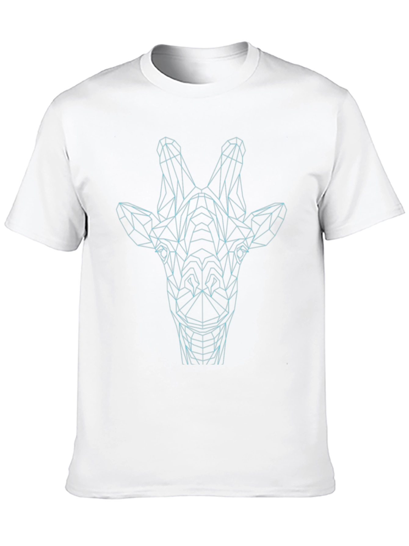Geometric Giraffe Tee - Modern Art T-Shirt