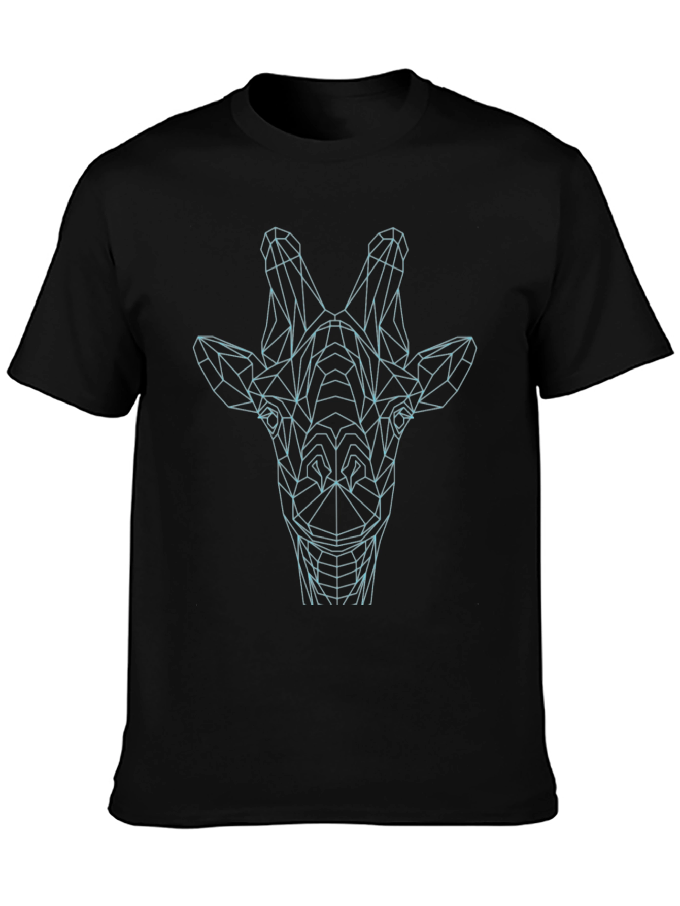 Geometric Giraffe Tee - Modern Art T-Shirt