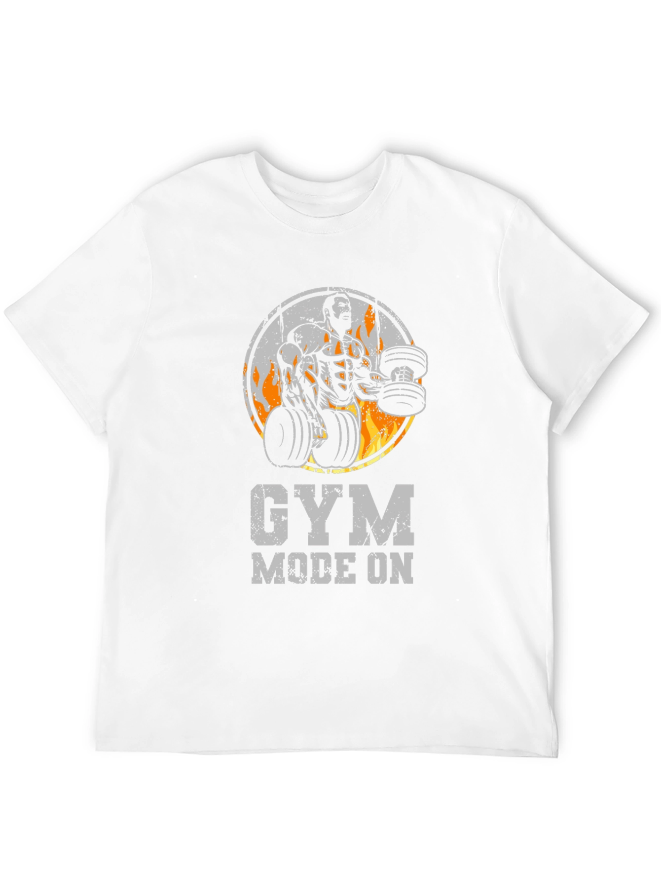 Gym Mode On Black T-Shirt