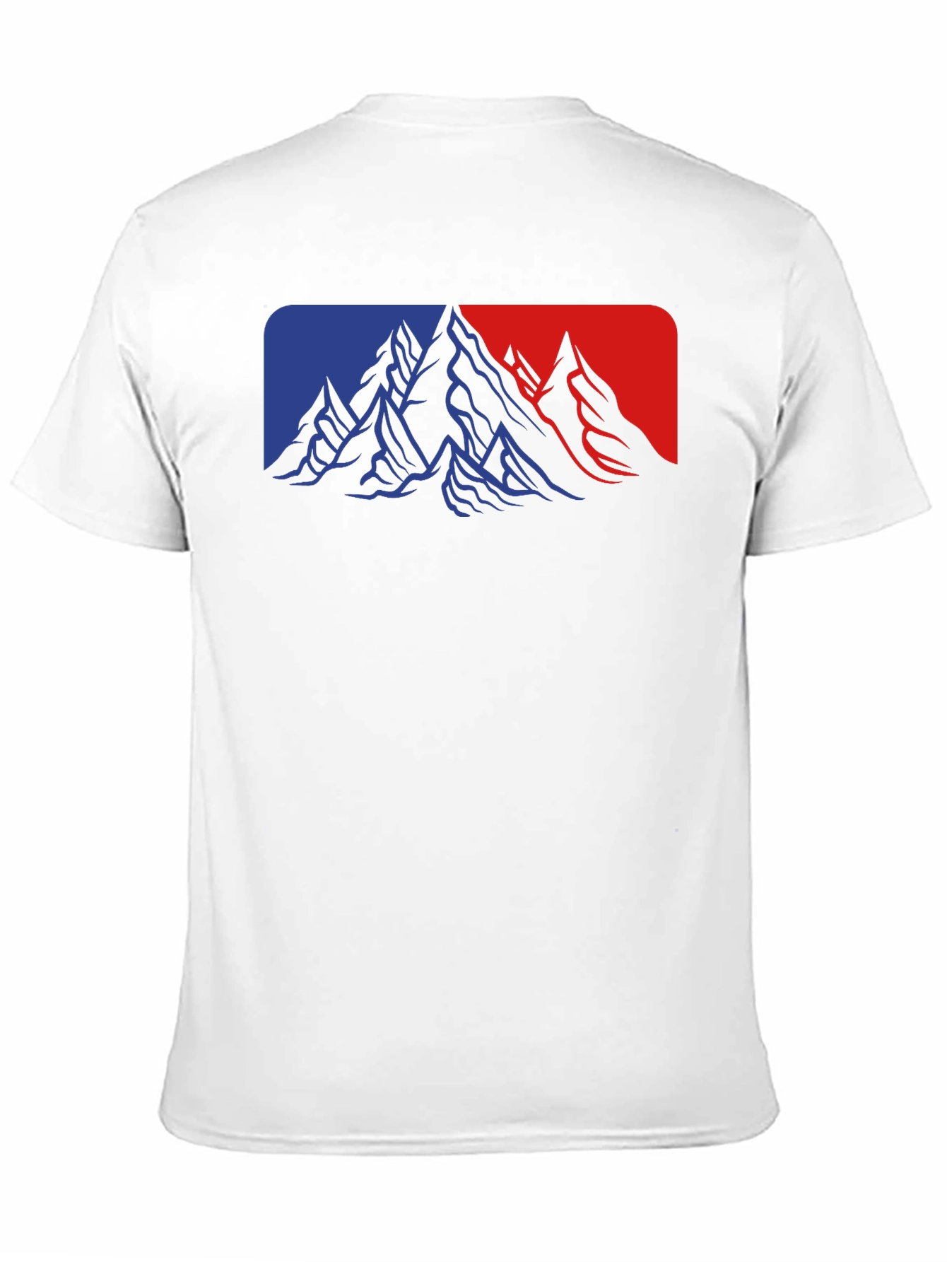 Mountain Peaks Graphic Tee - Black Casual Shirt
